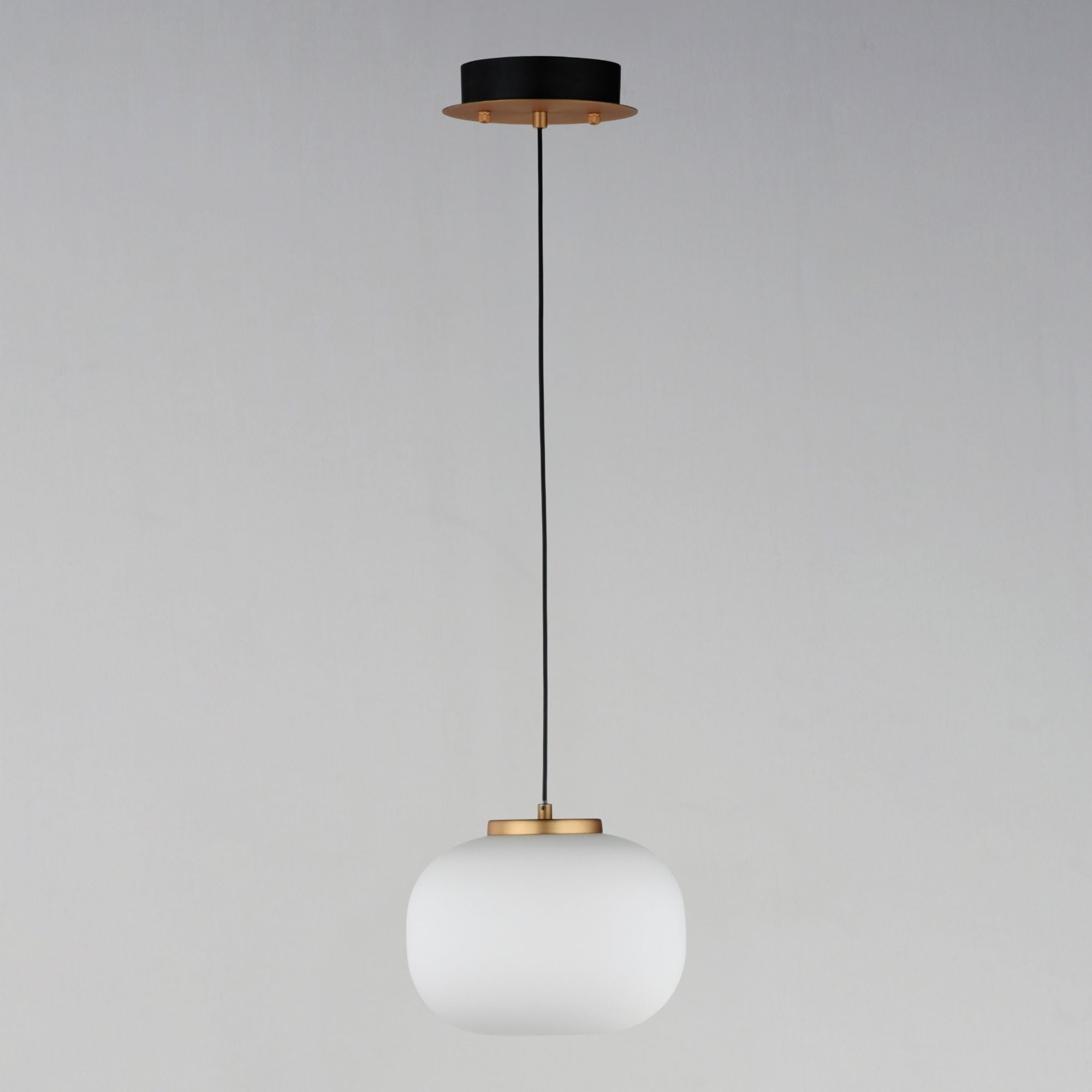 ET2 Lighting - Soji 8" LED Pendant, Black & Gold Finish | Bees Lighting