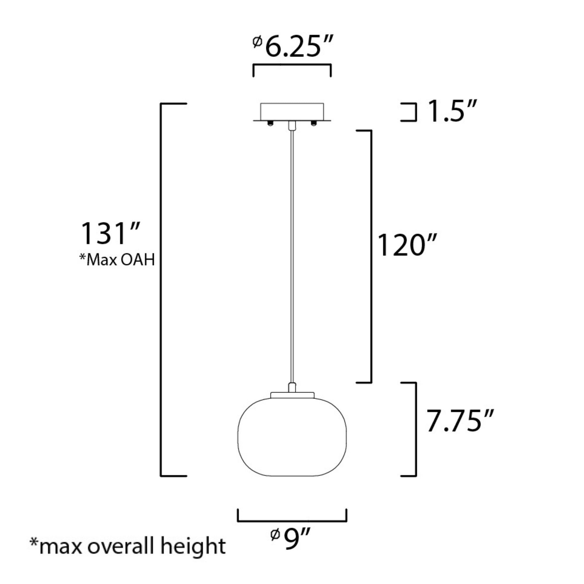 ET2 Lighting - Soji 8" LED Pendant, Black & Gold Finish | Bees Lighting