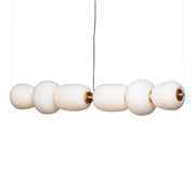 ET2 Lighting - Soji 40" LED Linear Pendant, Black & Gold Finish | Bees Lighting