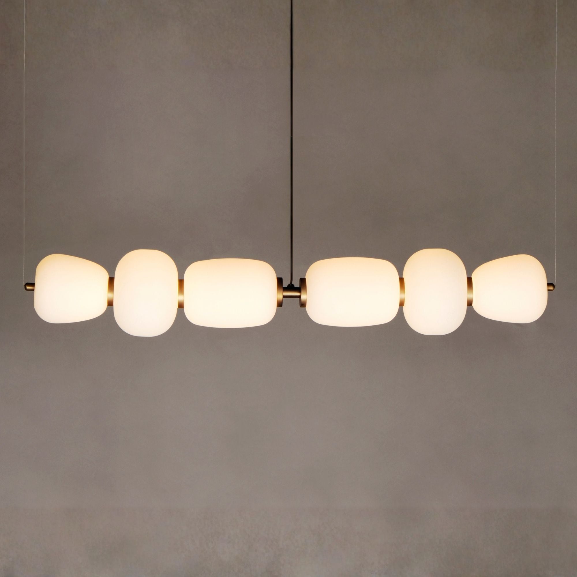 ET2 Lighting - Soji 40" LED Linear Pendant, Black & Gold Finish | Bees Lighting