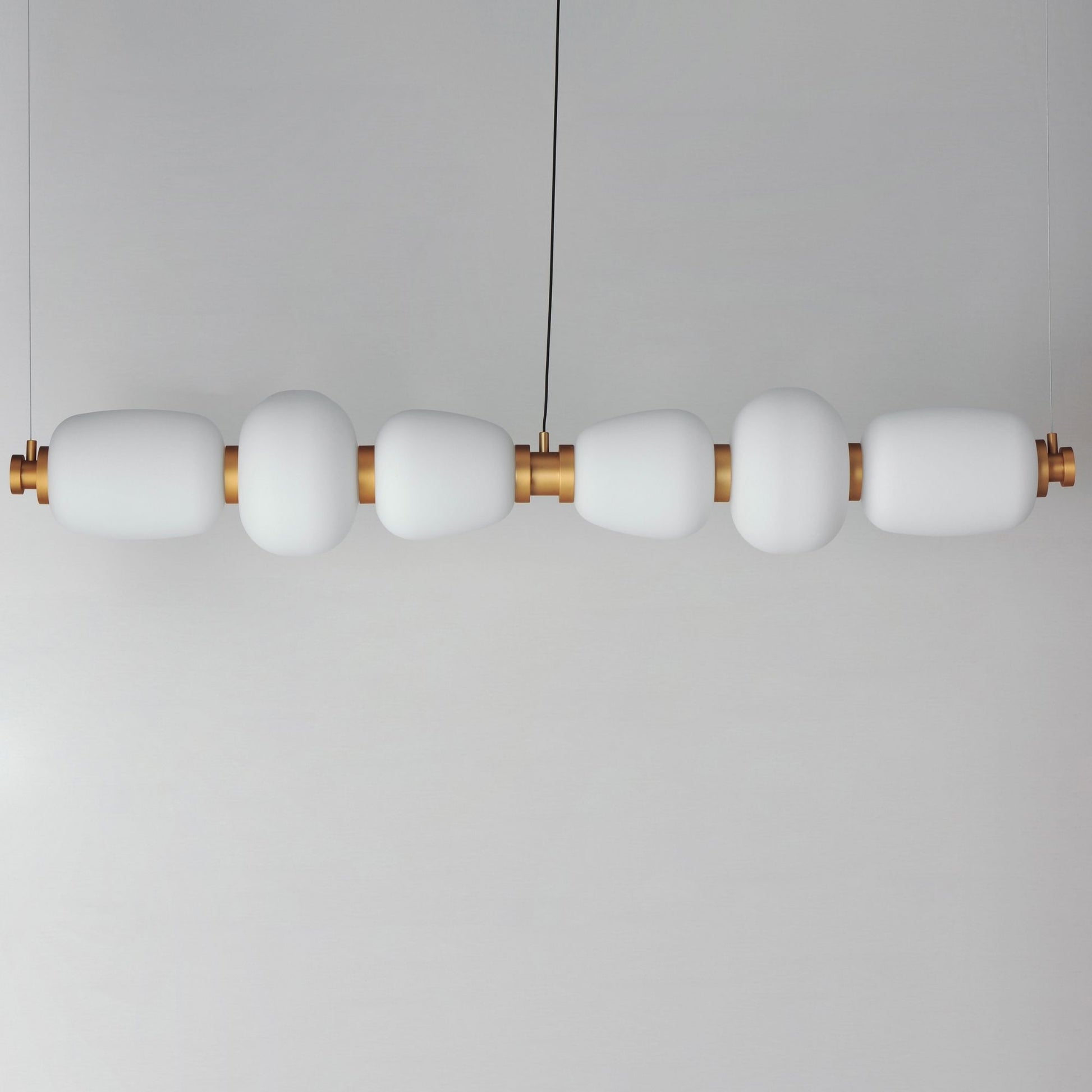 ET2 Lighting - Soji 60" LED Linear Pendant, Black & Gold Finish | Bees Lighting
