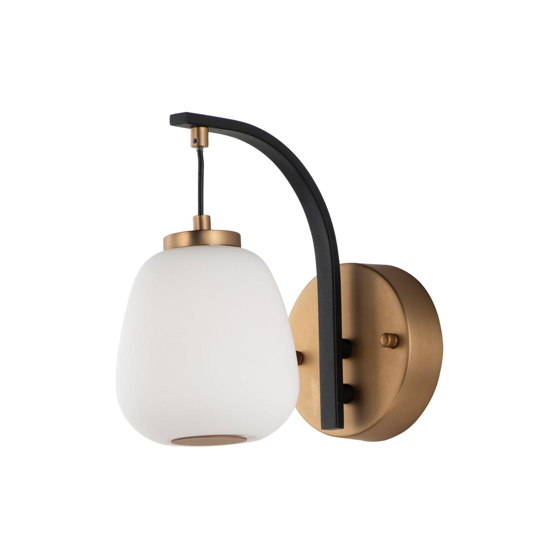 ET2 Lighting - Soji 9" LED Wall Sconce, Black & Gold Finish | Bees Lighting