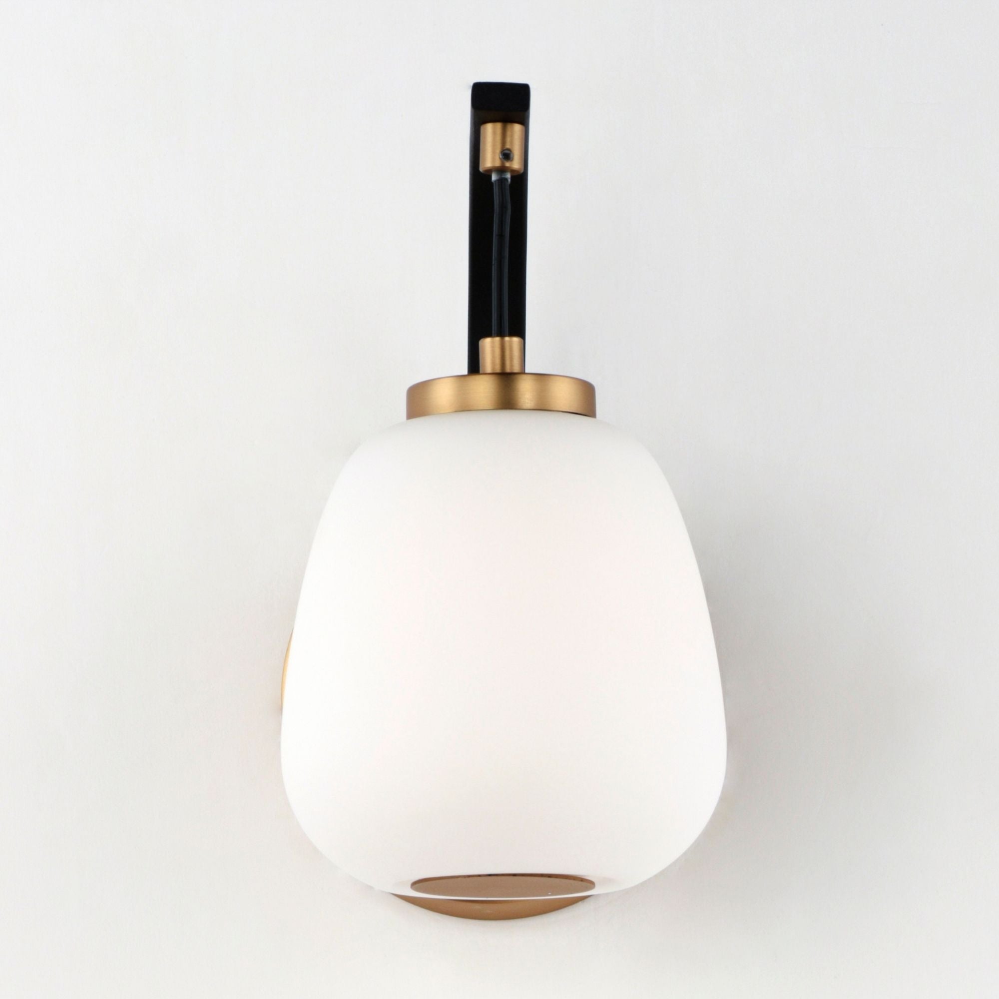 Soji 9" LED Wall Sconce, Black & Gold Finish