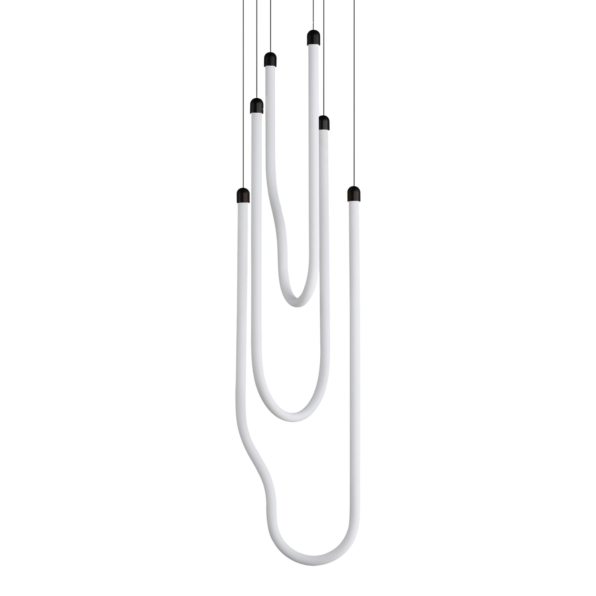 Soleil 13" 3-Light LED Pendant, Black Finish