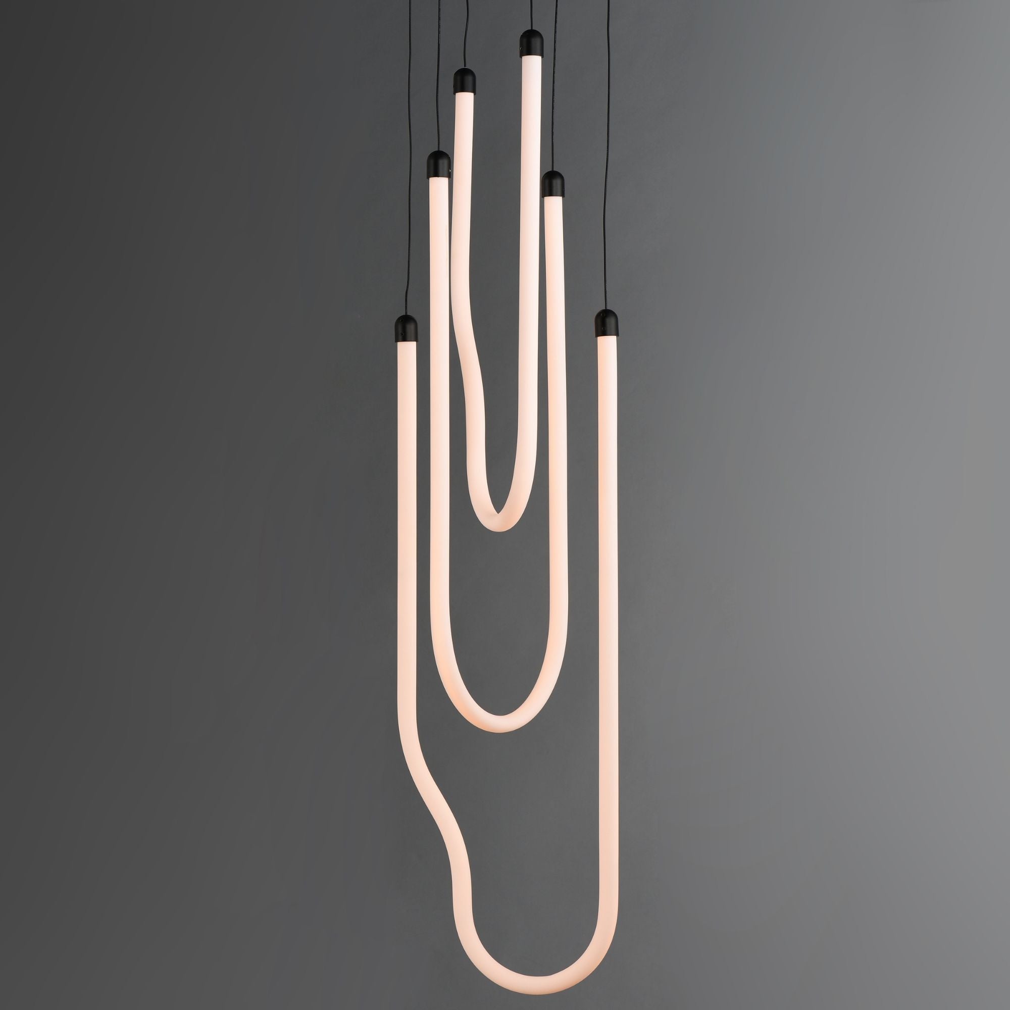 Soleil 13" 3-Light LED Pendant, Black Finish