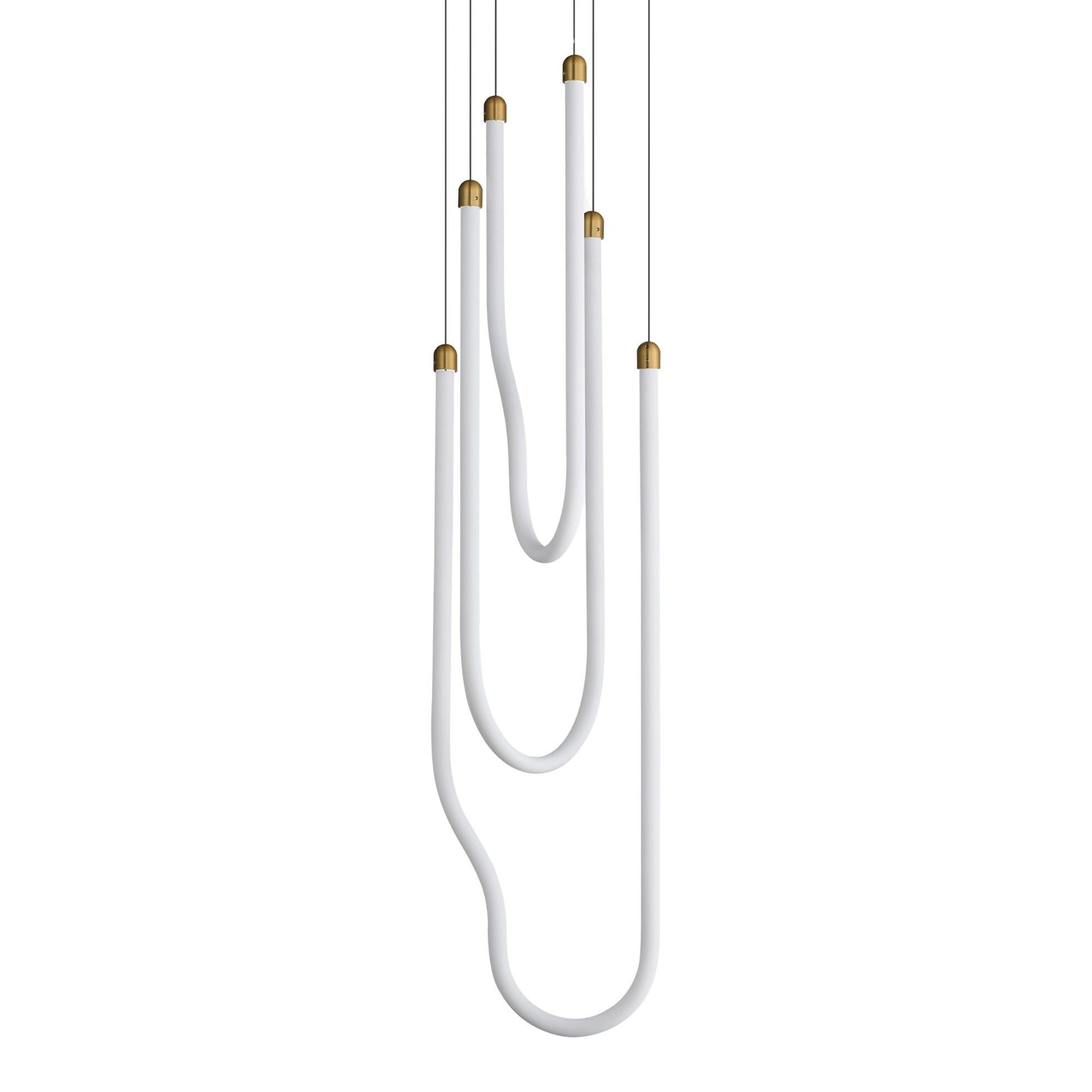 ET2 Lighting - Soleil 13" 3-Light LED Pendant, Natural Aged Brass Finish | Bees Lighting
