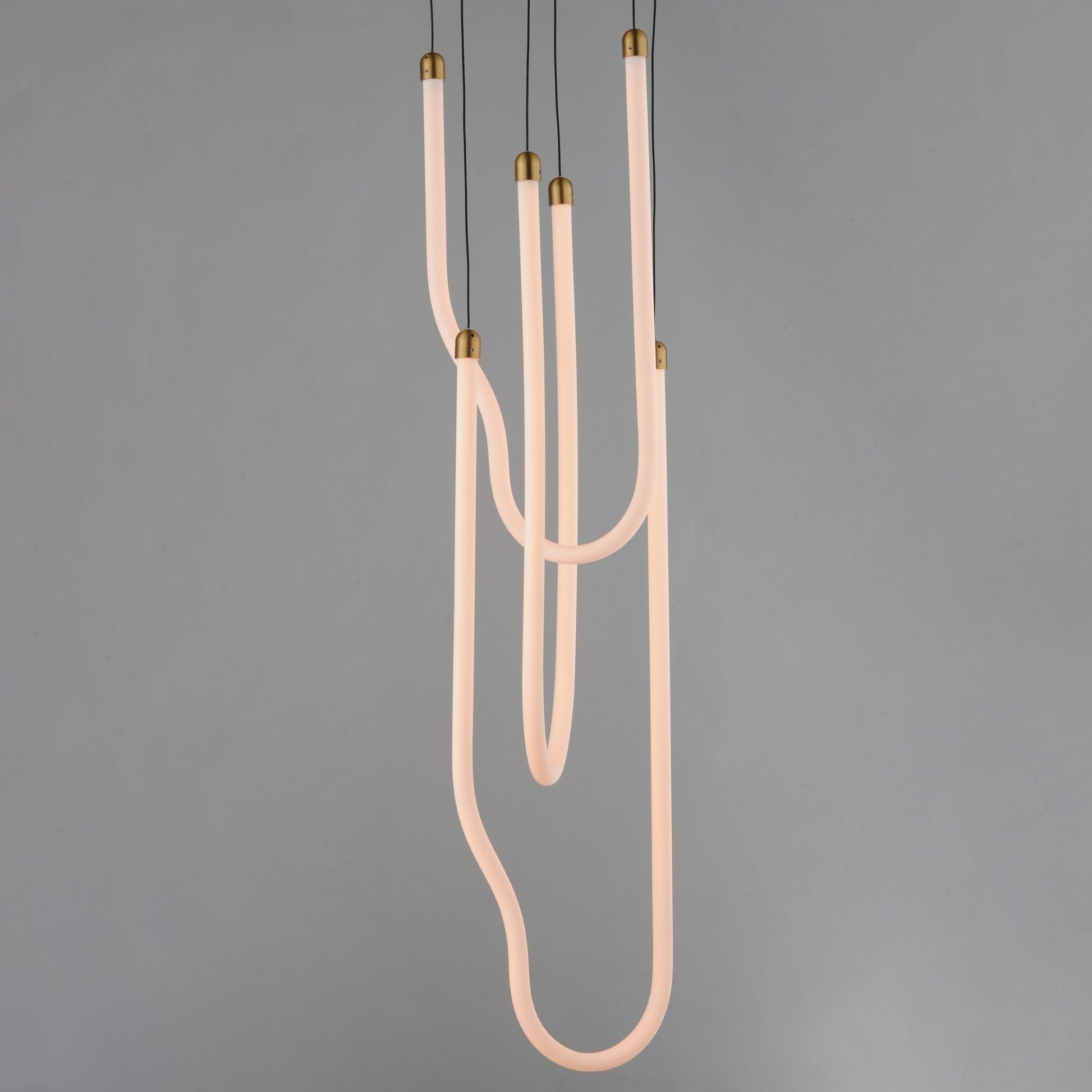 ET2 Lighting - Soleil 13" 3-Light LED Pendant, Natural Aged Brass Finish | Bees Lighting