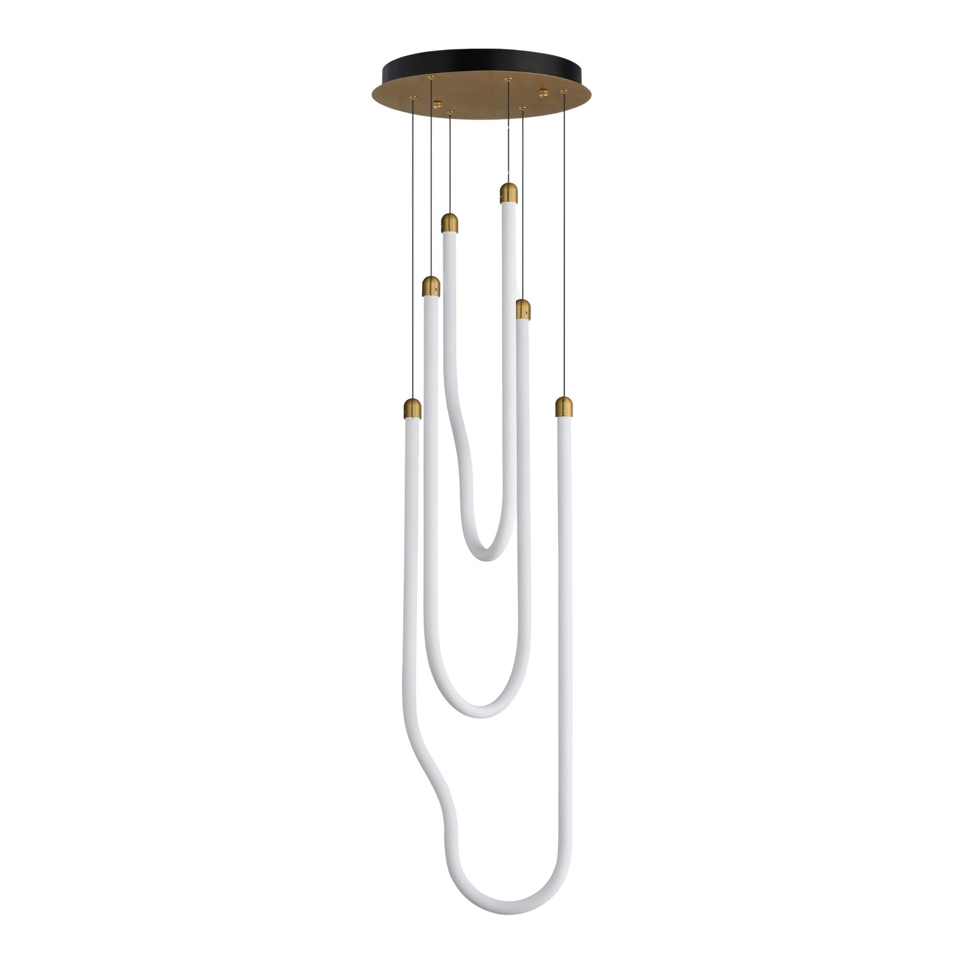 ET2 Lighting - Soleil 13" 3-Light LED Pendant, Natural Aged Brass Finish | Bees Lighting