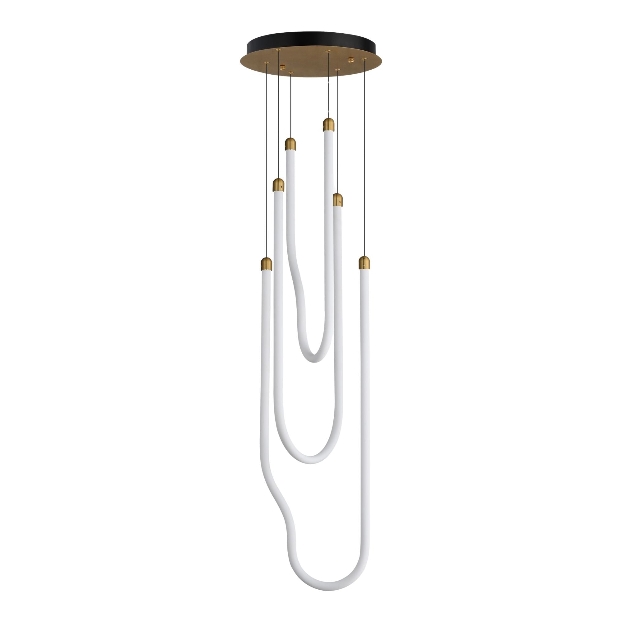 ET2 Lighting - Soleil 13" 3-Light LED Pendant, Natural Aged Brass Finish | Bees Lighting