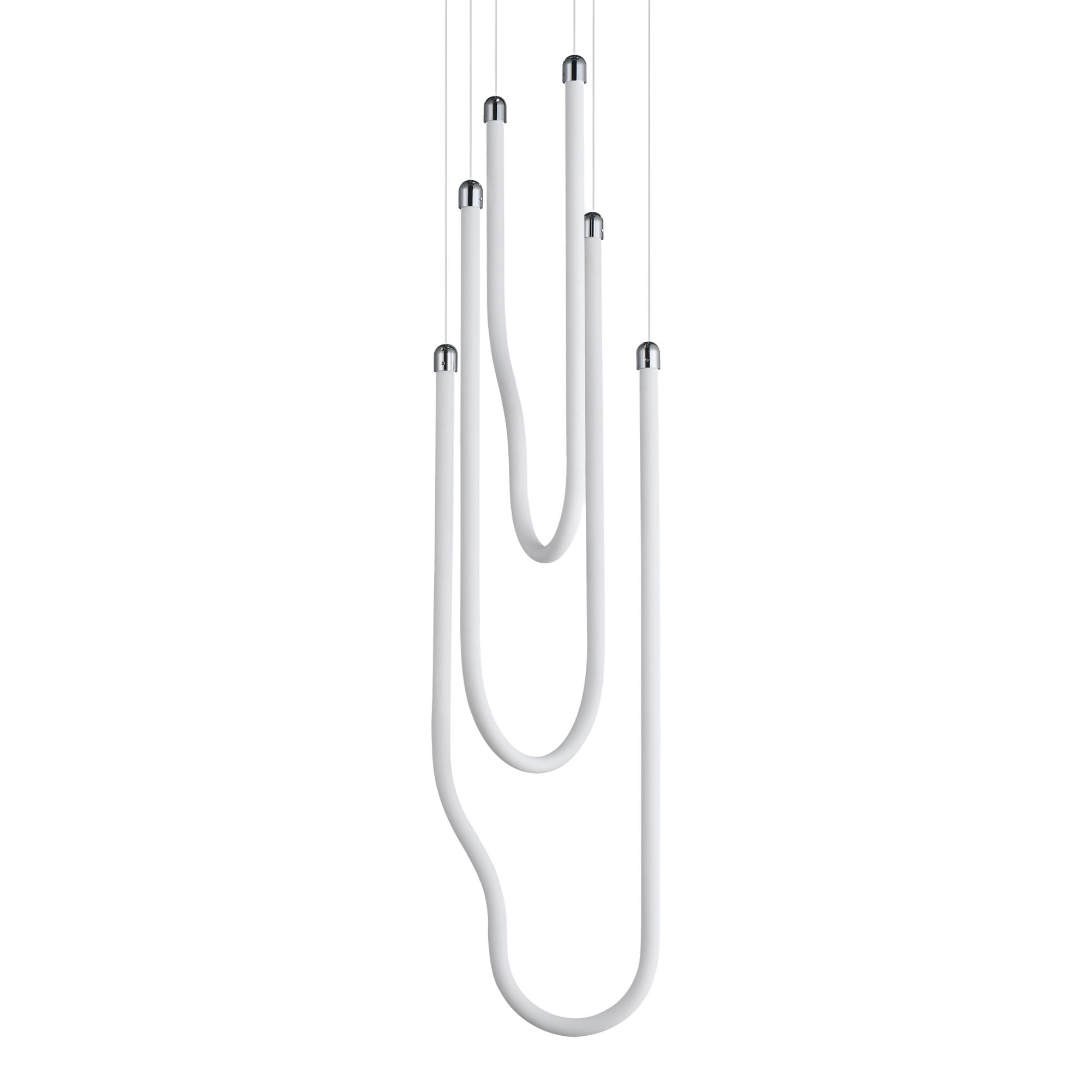 Soleil 13" 3-Light LED Pendant, Polished Chrome Finish