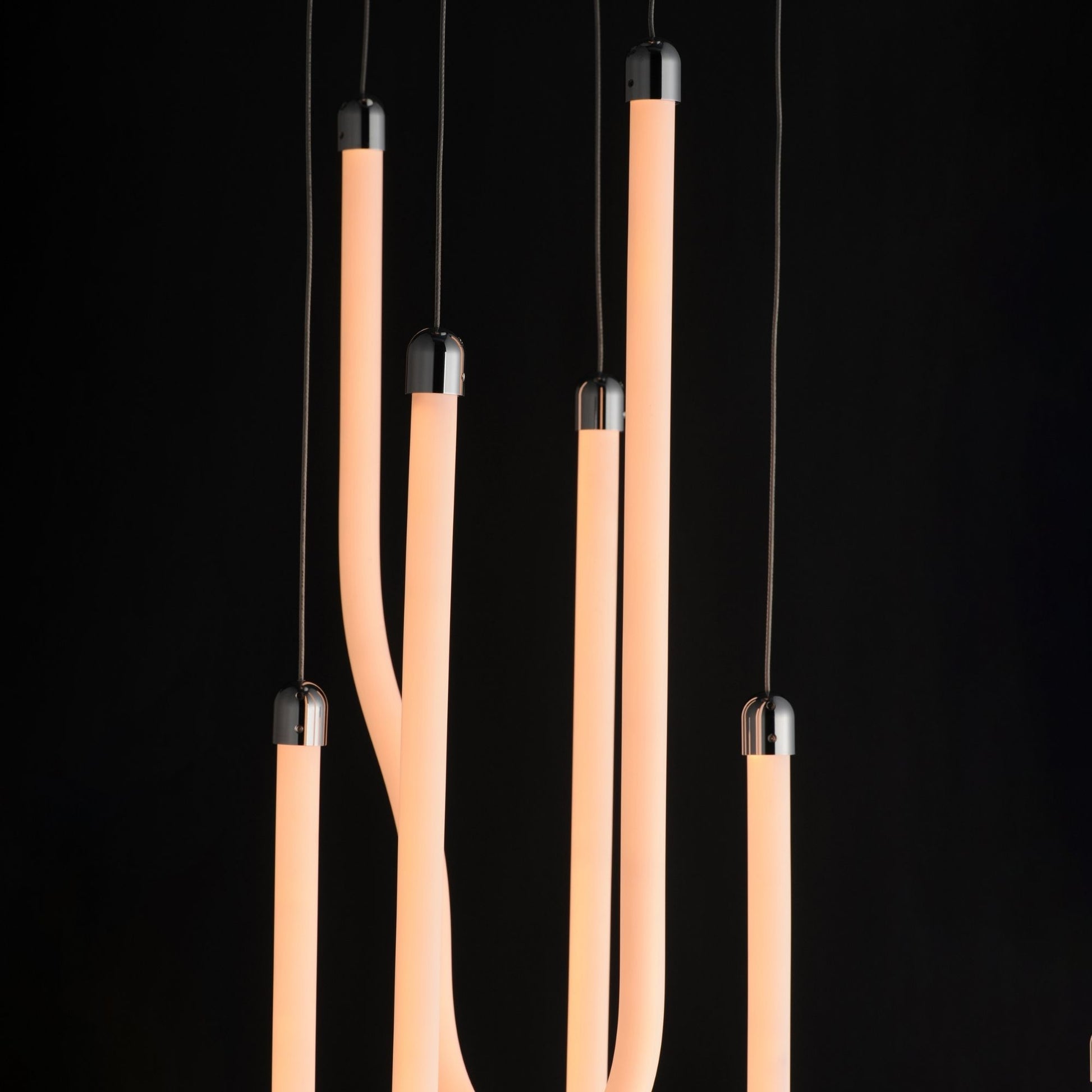 ET2 Lighting - Soleil 13" 3-Light LED Pendant, Polished Chrome Finish | Bees Lighting