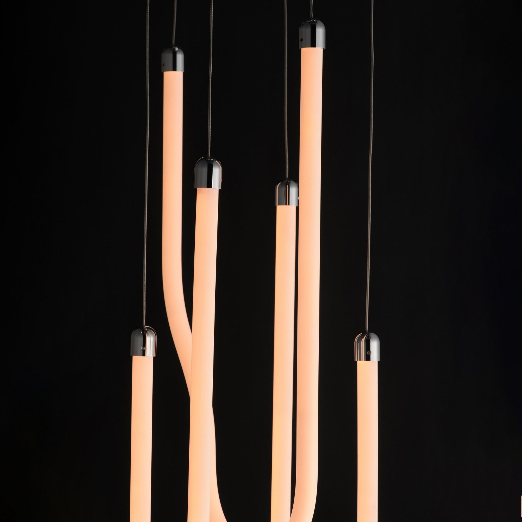 ET2 Lighting - Soleil 13" 3-Light LED Pendant, Polished Chrome Finish | Bees Lighting