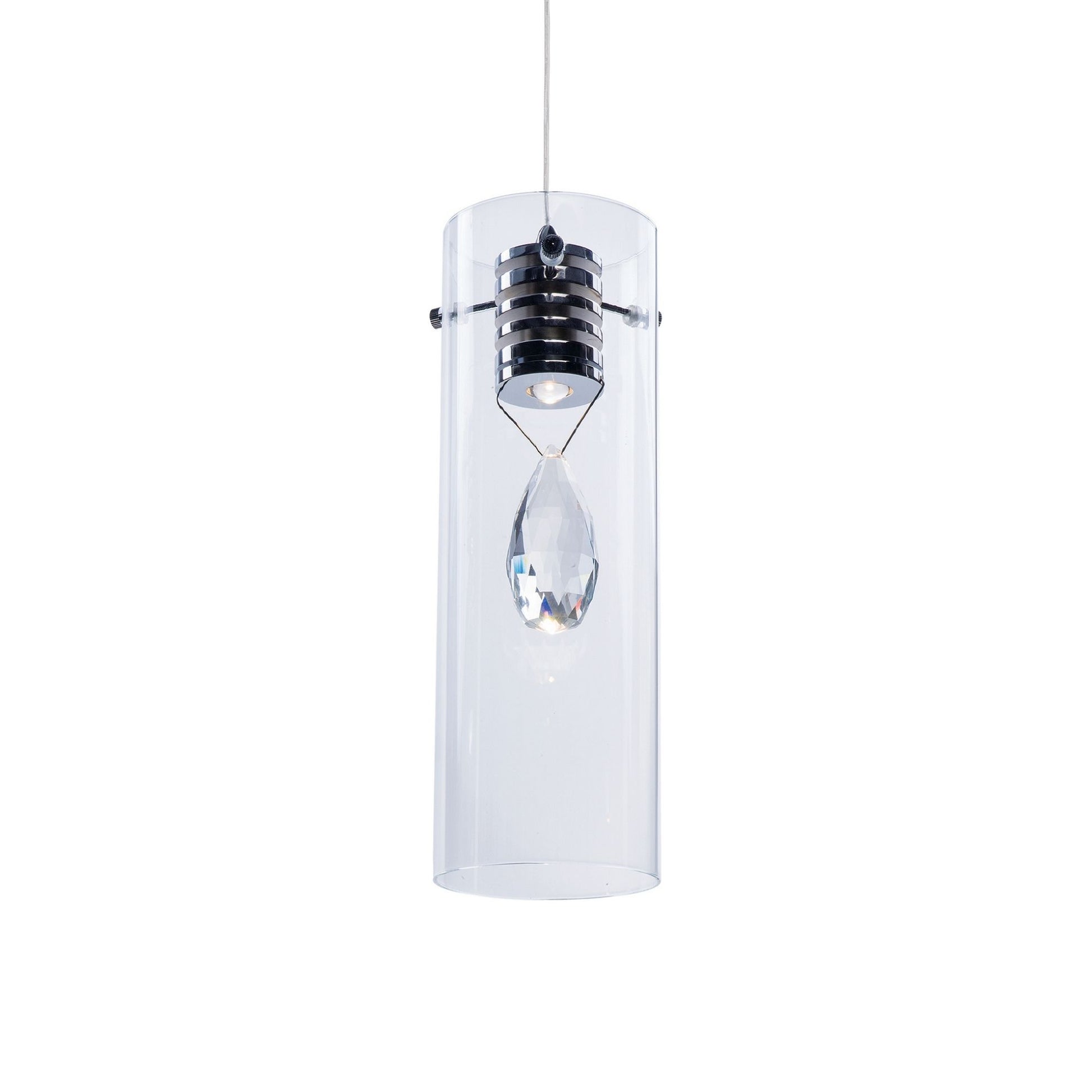 ET2 Lighting - Solitaire 4" LED Mini Pendant, Polished Chrome Finish | Bees Lighting