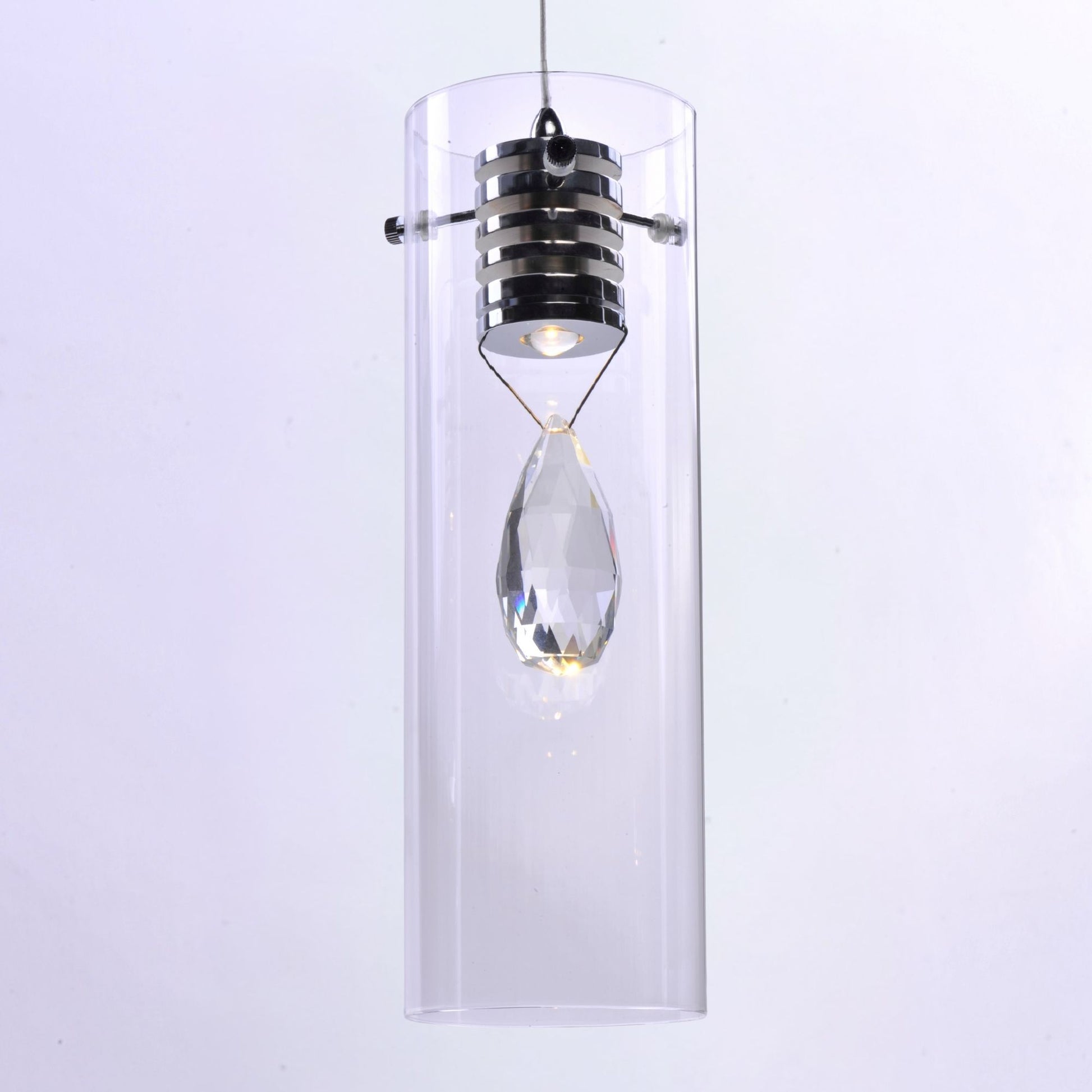 ET2 Lighting - Solitaire 4" LED Mini Pendant, Polished Chrome Finish | Bees Lighting