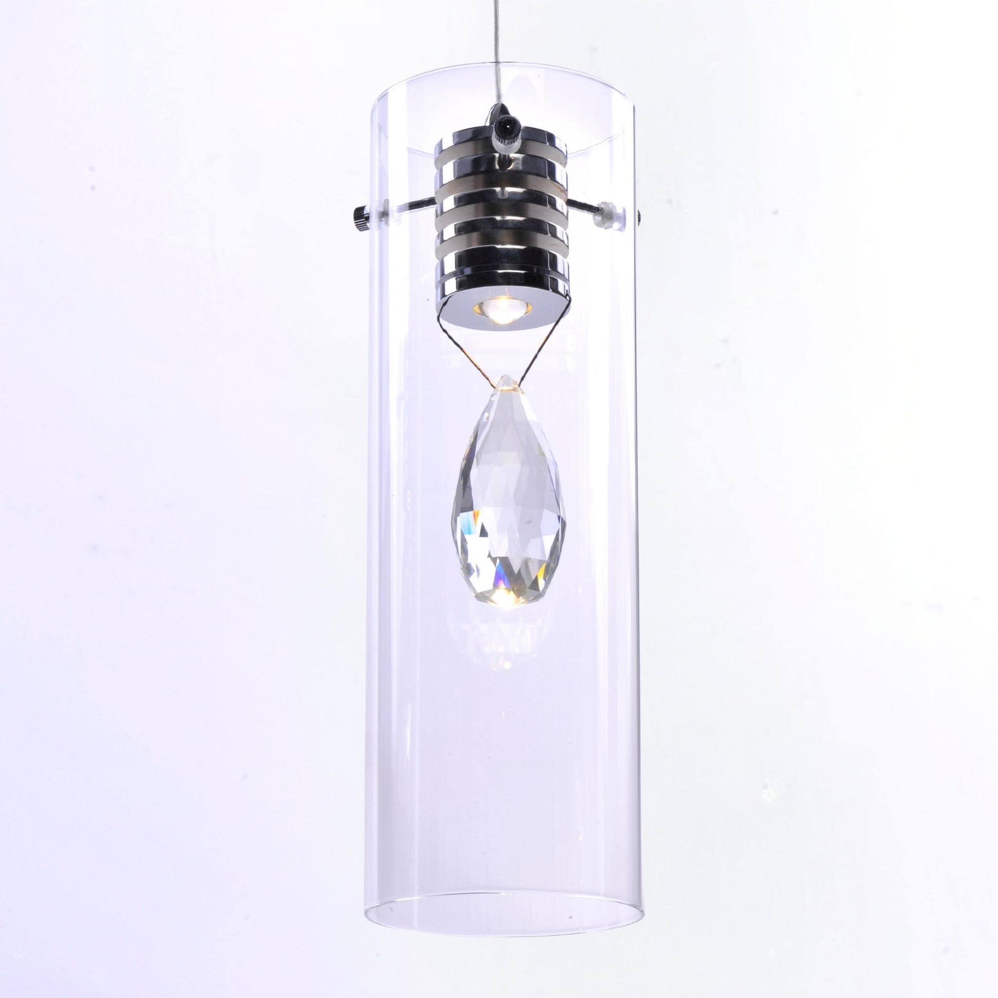 ET2 Lighting - Solitaire 4" LED Mini Pendant, Polished Chrome Finish | Bees Lighting