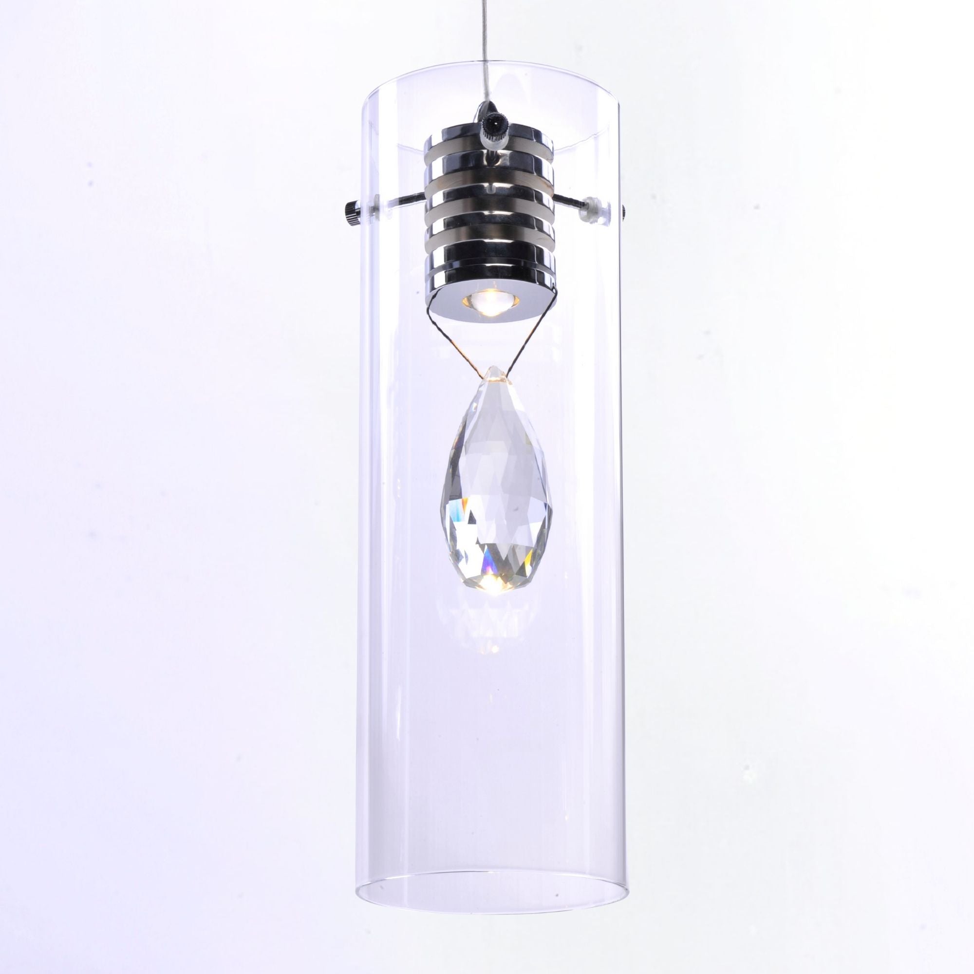 ET2 Lighting - Solitaire 4" LED Mini Pendant, Polished Chrome Finish | Bees Lighting