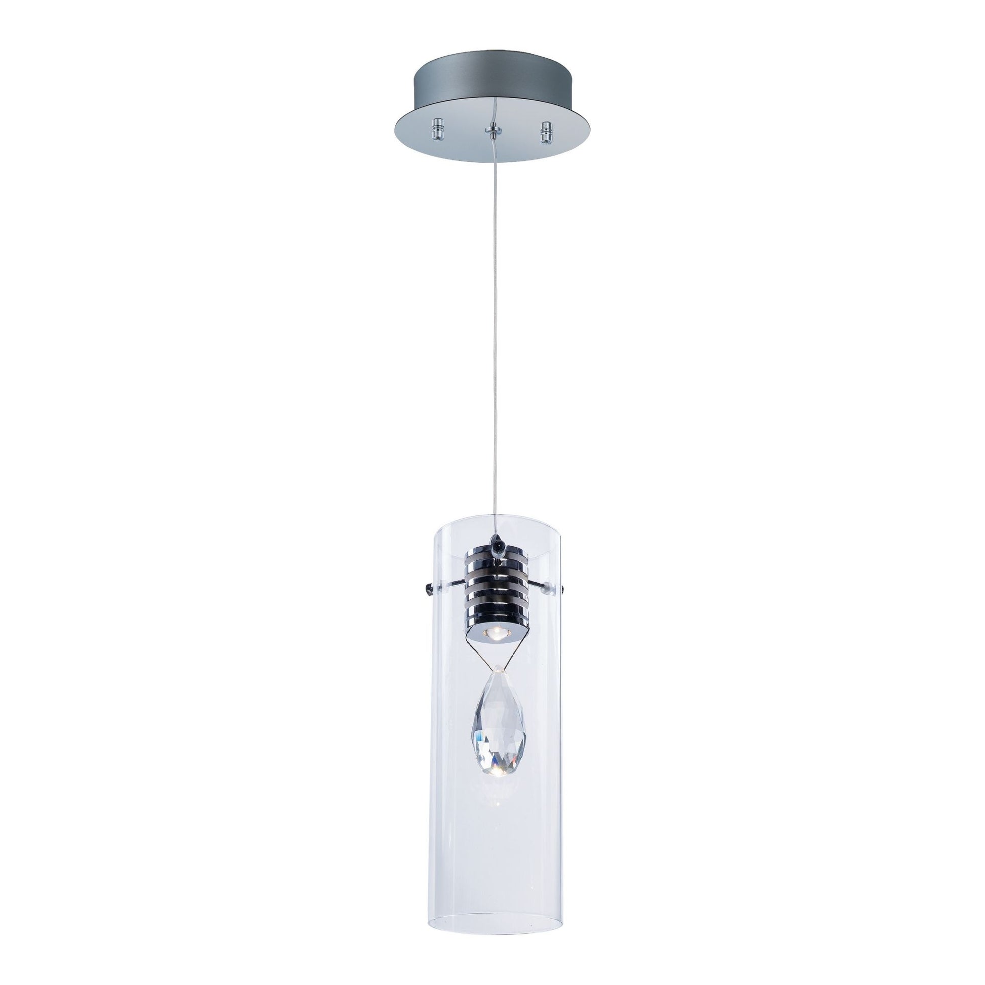 ET2 Lighting - Solitaire 4" LED Mini Pendant, Polished Chrome Finish | Bees Lighting