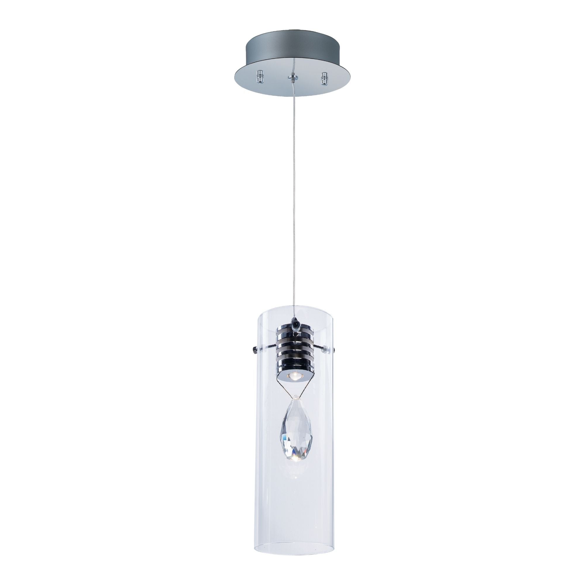 ET2 Lighting - Solitaire 4" LED Mini Pendant, Polished Chrome Finish | Bees Lighting