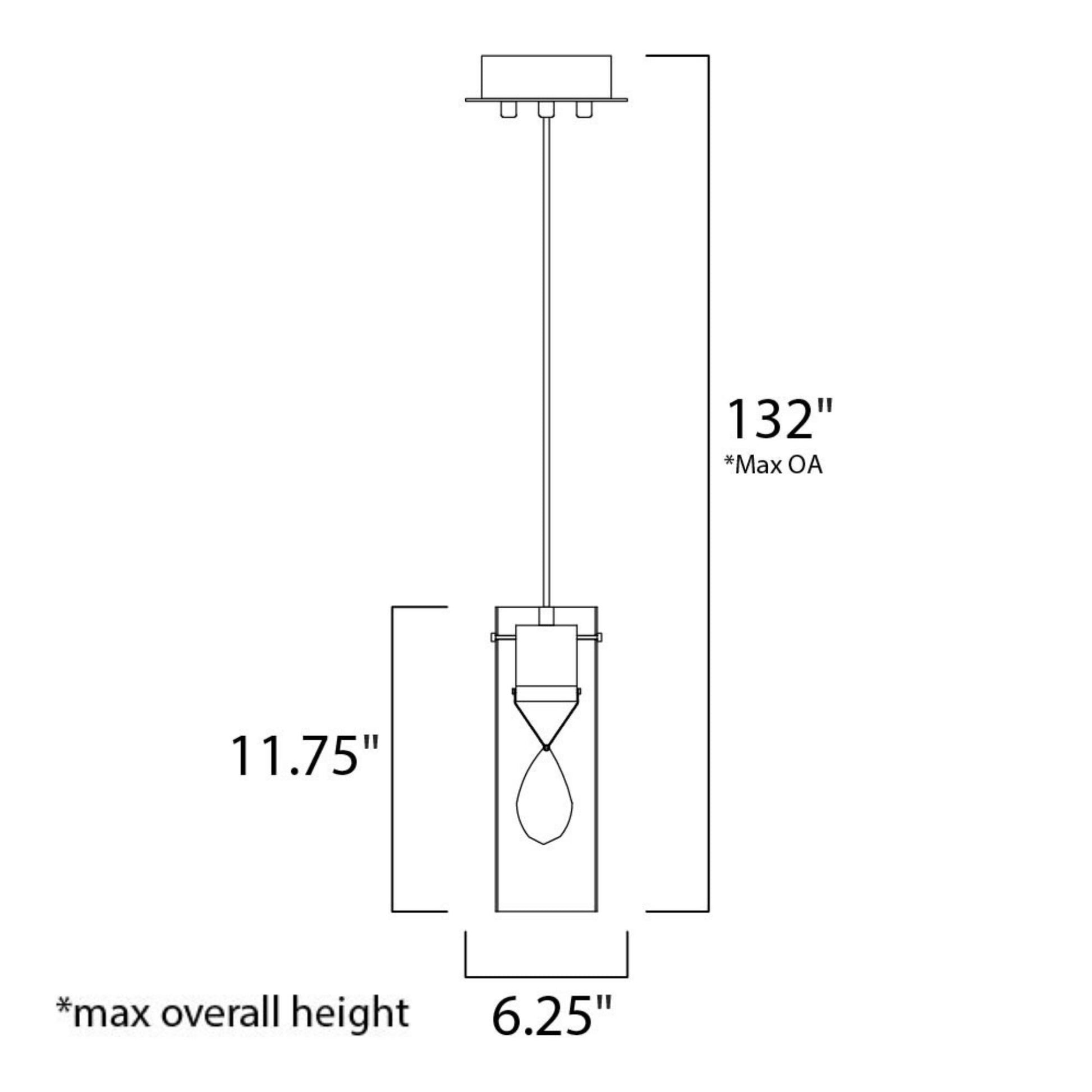 ET2 Lighting - Solitaire 4" LED Mini Pendant, Polished Chrome Finish | Bees Lighting