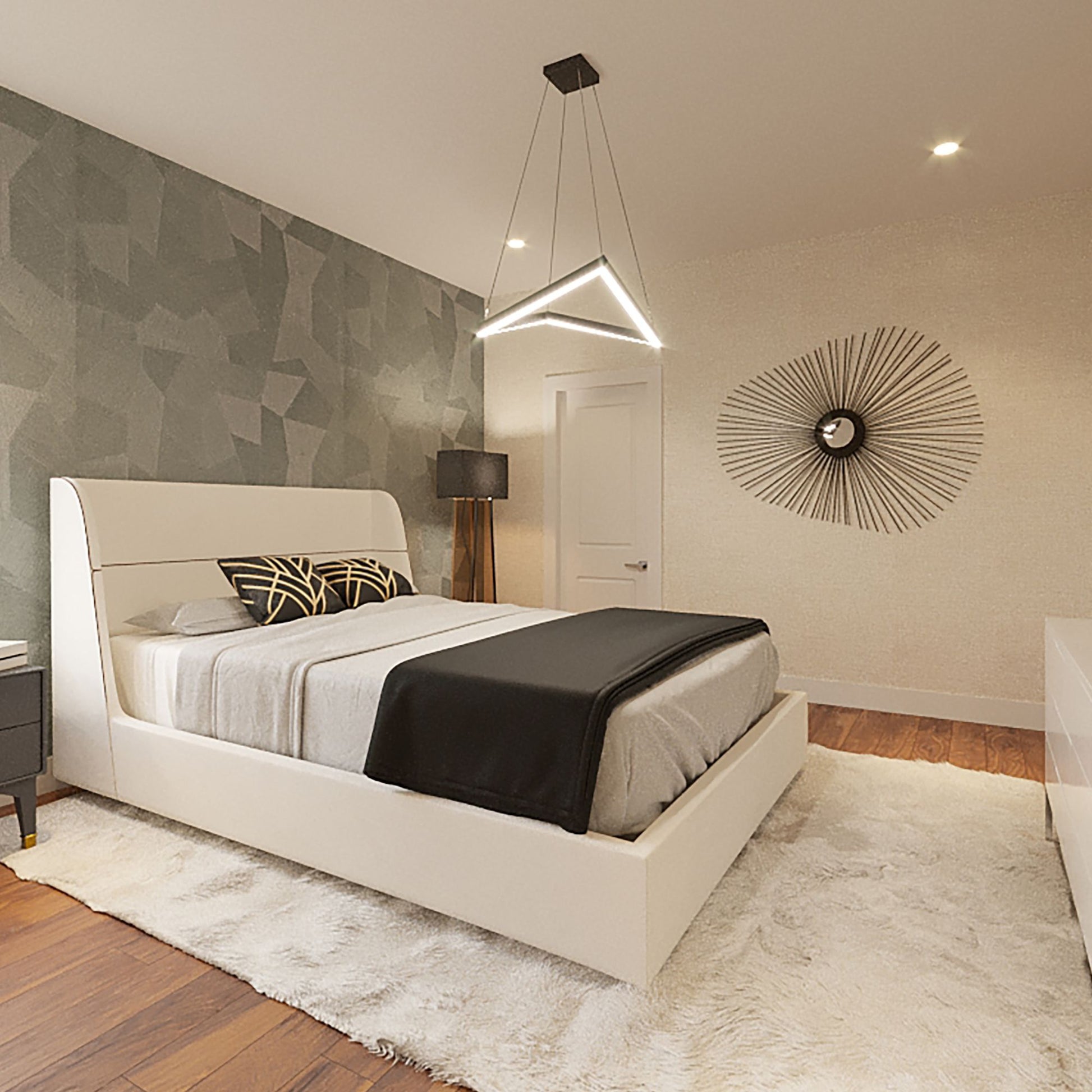 ET2 Lighting - Stealth 21" LED Pendant, Black Finish | Bees Lighting