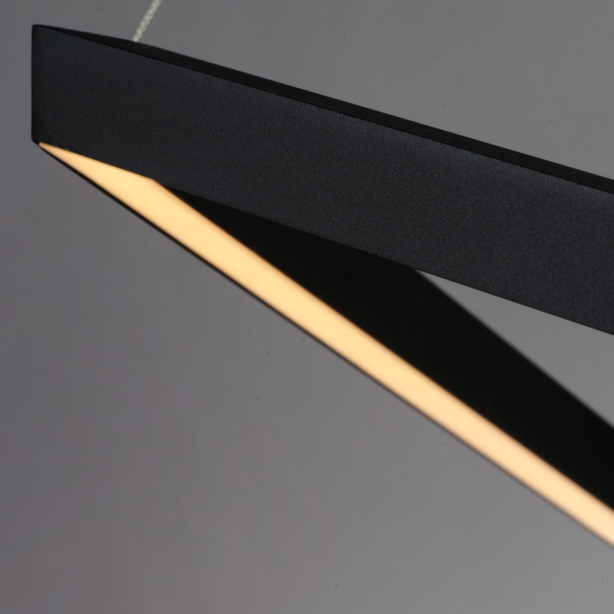 ET2 Lighting - Stealth 21" LED Pendant, Black Finish | Bees Lighting