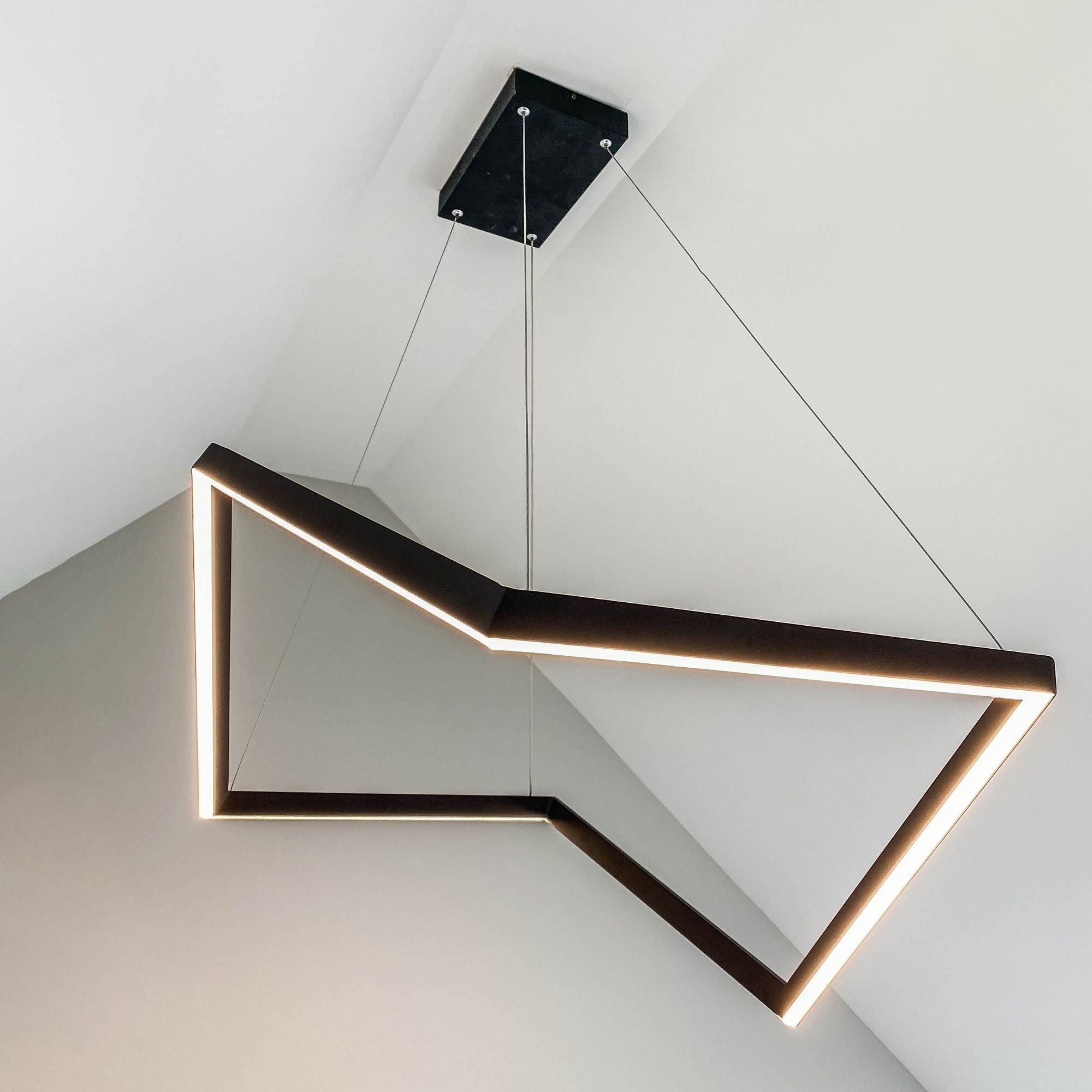 ET2 Lighting - Stealth 21" LED Pendant, Black Finish | Bees Lighting