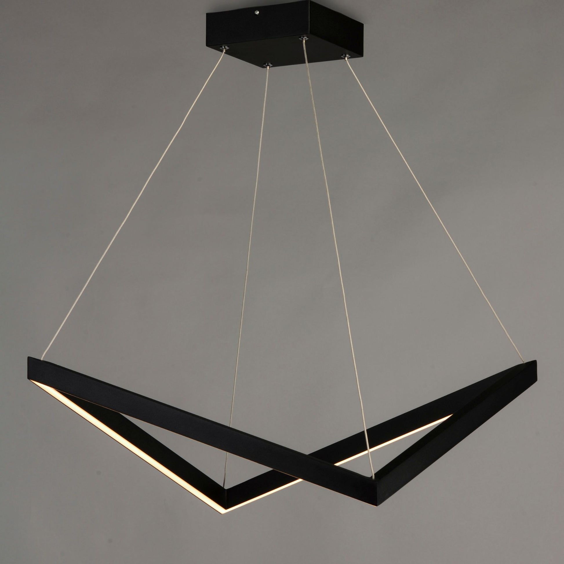 ET2 Lighting - Stealth 21" LED Pendant, Black Finish | Bees Lighting