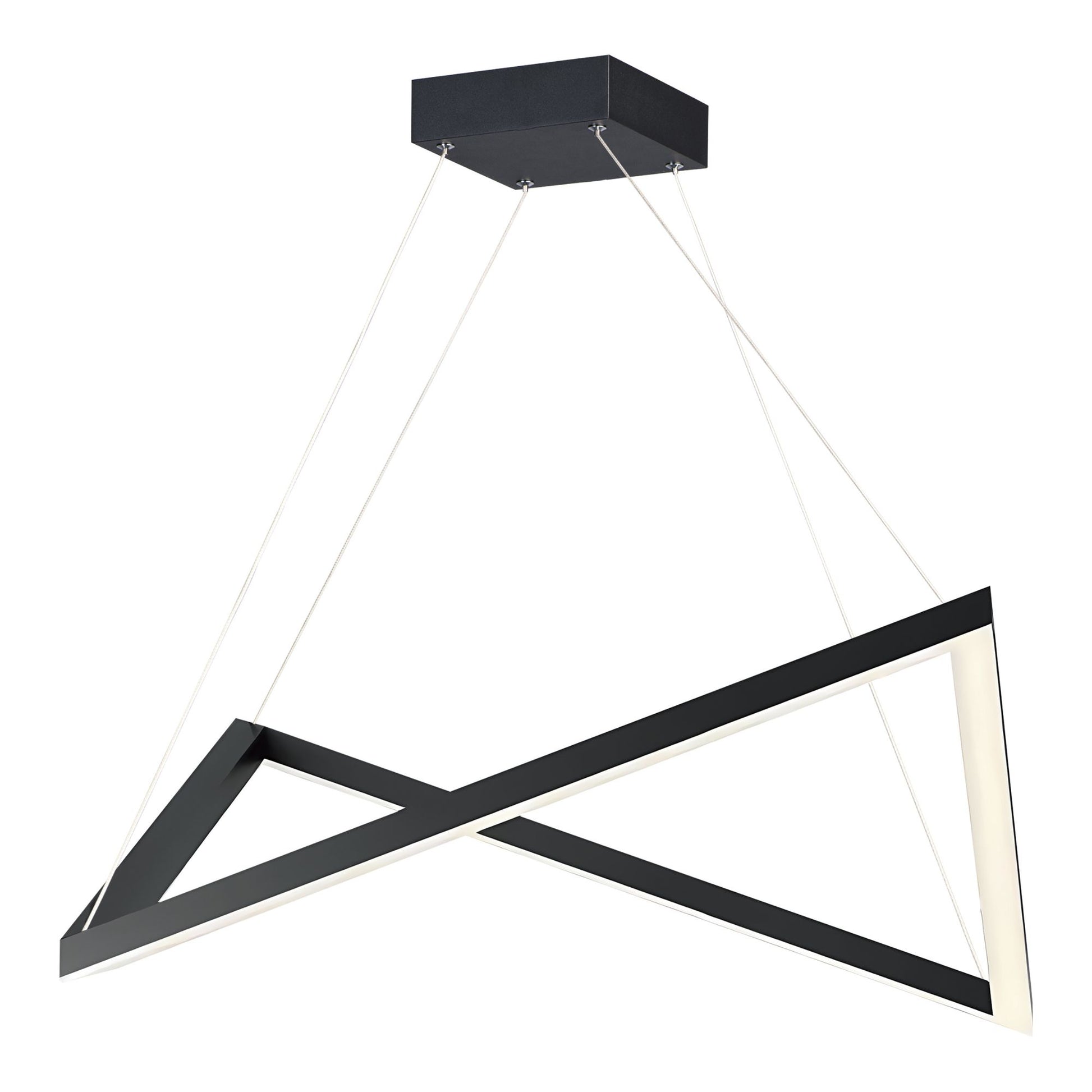 ET2 Lighting - Stealth 21" LED Pendant, Black Finish | Bees Lighting