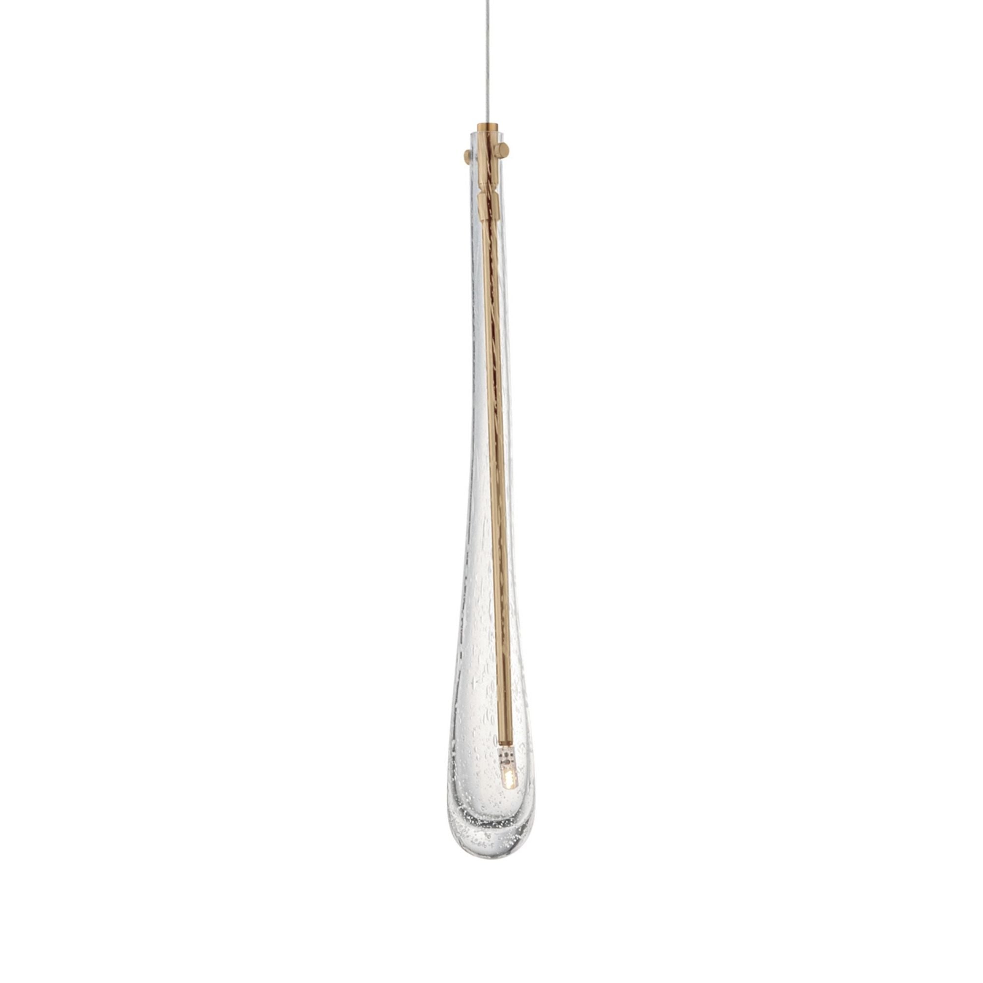 Stillo Mini LED Pendant, Gold Finish