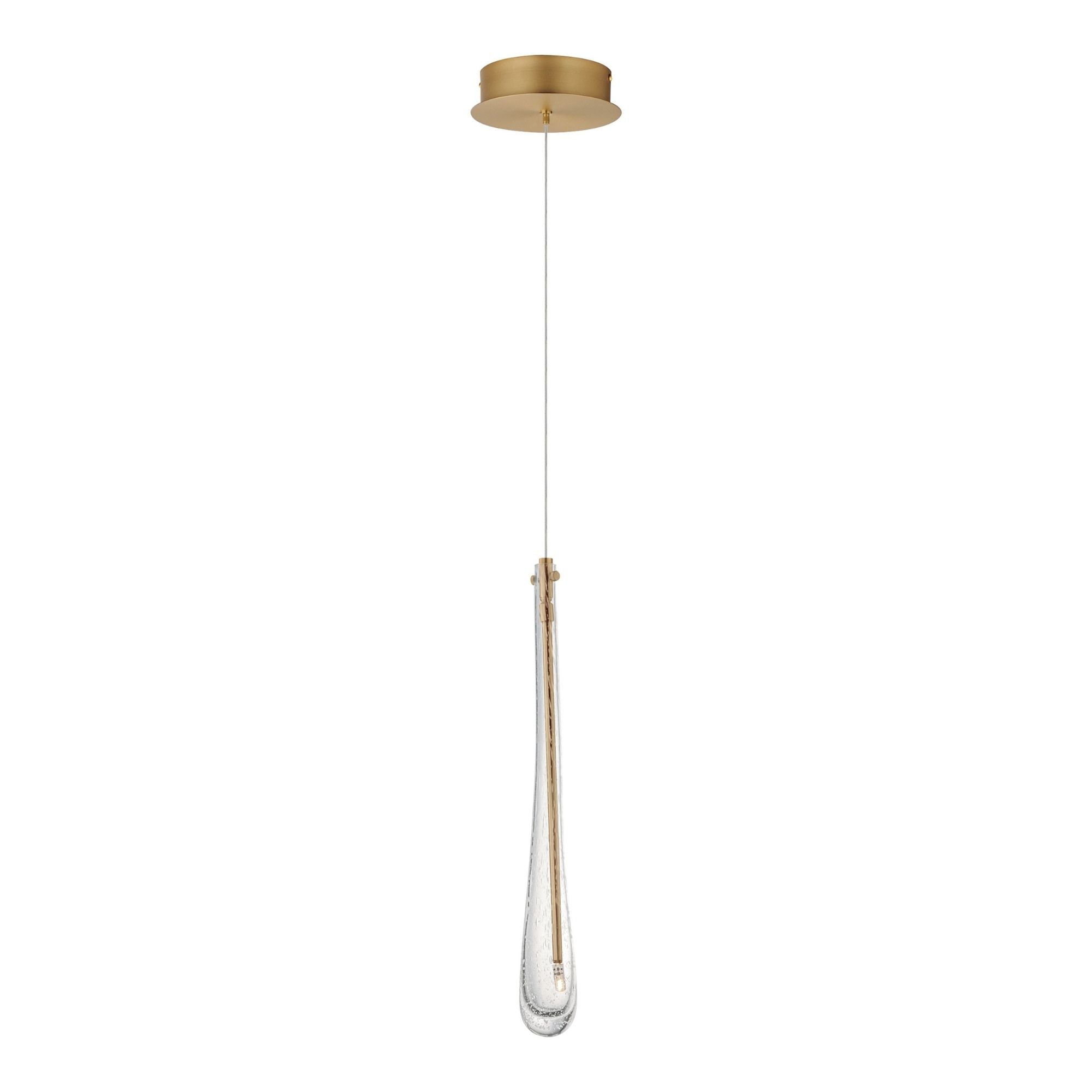 ET2 Lighting - Stillo Mini LED Pendant, Gold Finish | Bees Lighting