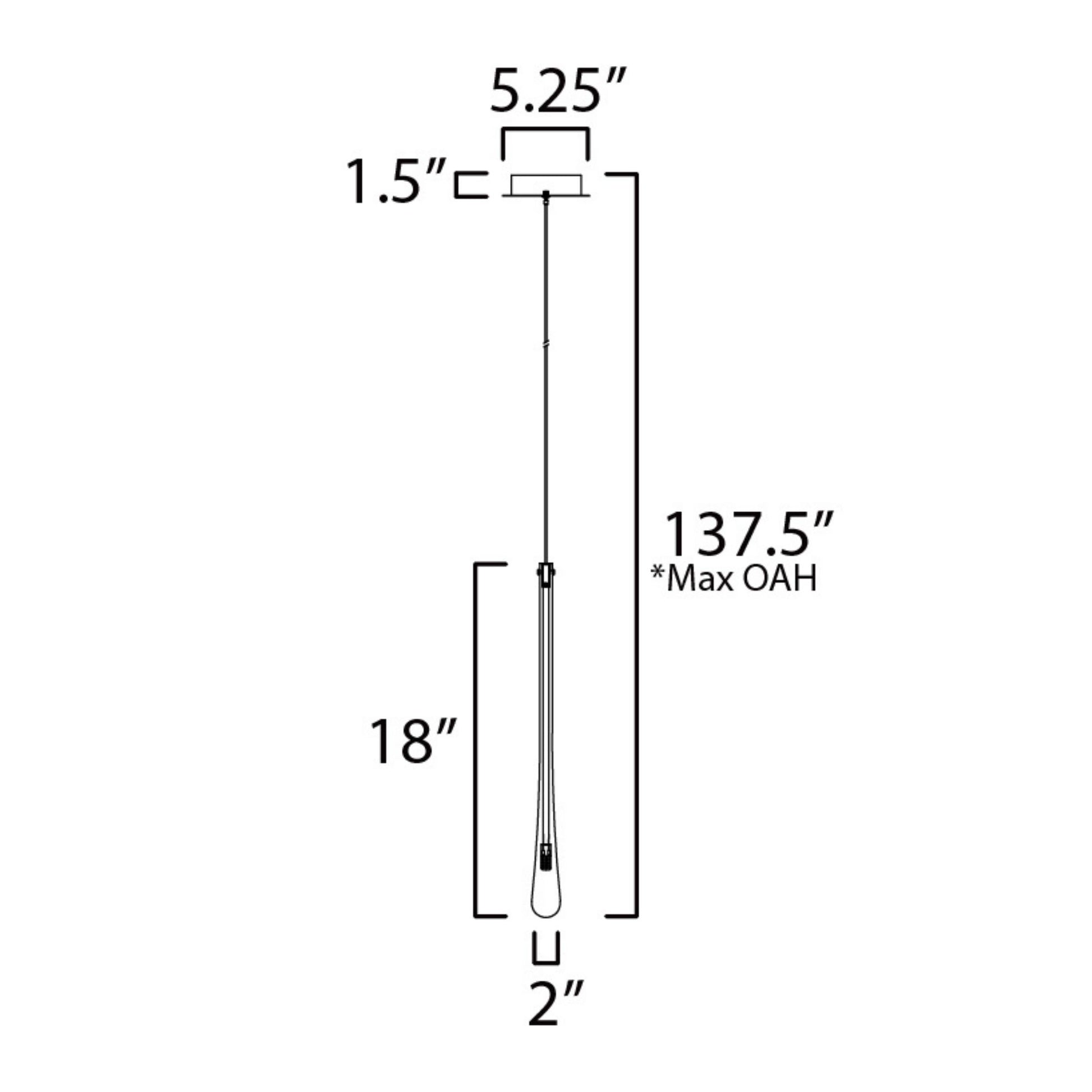 ET2 Lighting - Stillo Mini LED Pendant, Gold Finish | Bees Lighting