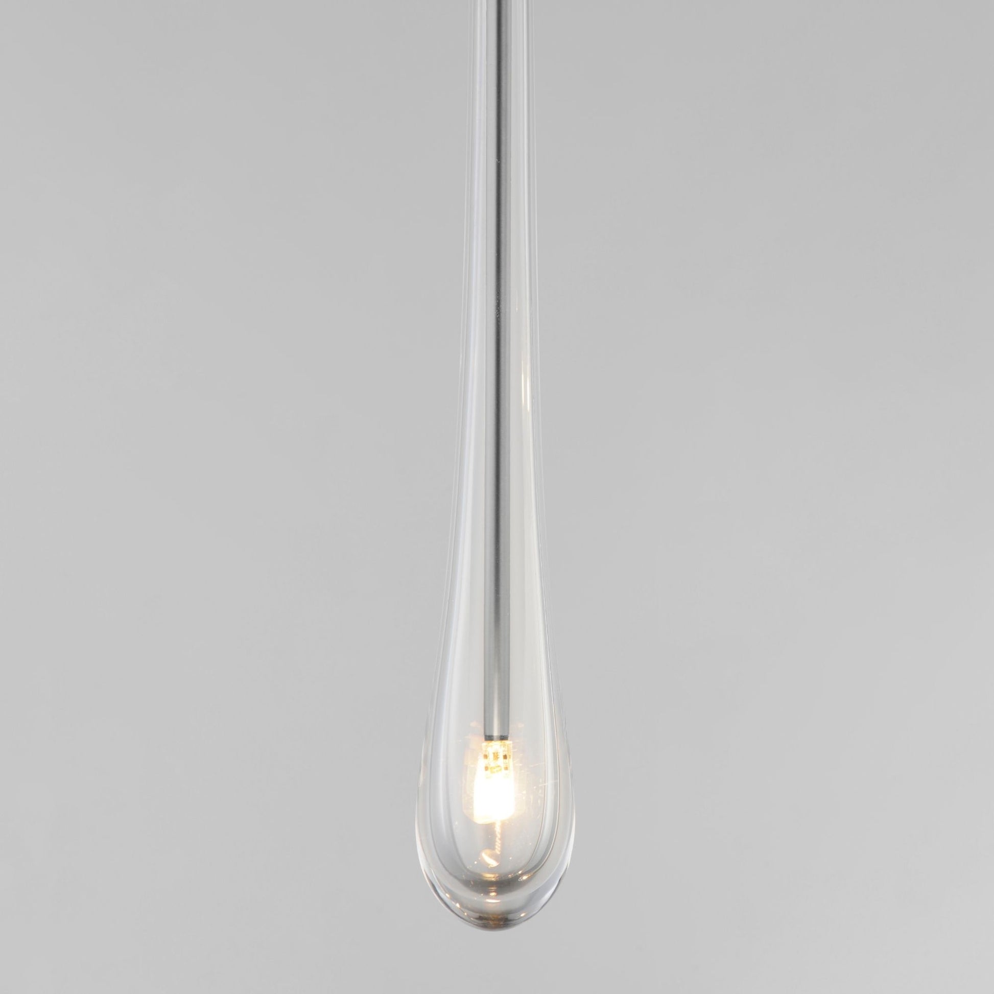 ET2 Lighting - Stillo Mini LED Pendant, Satin Nickel Finish | Bees Lighting