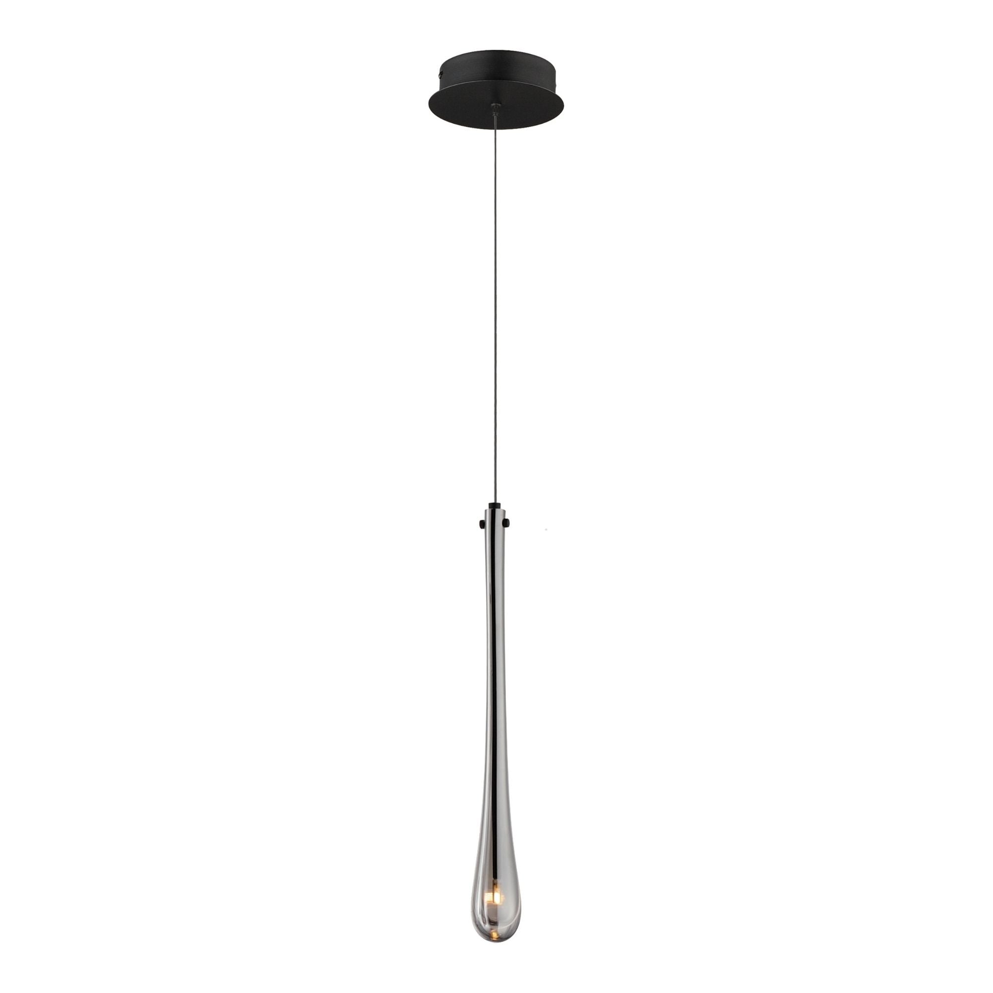Stillo Mini LED Pendant, Black Finish