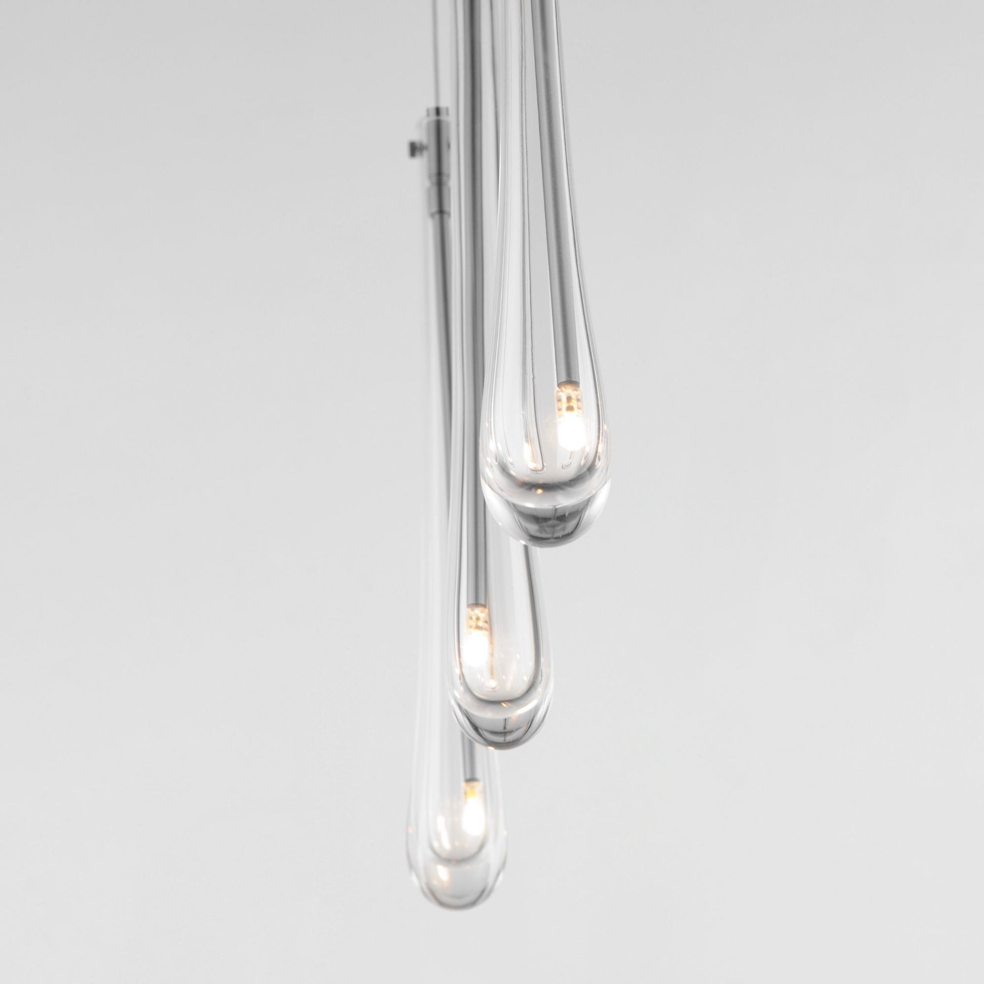 ET2 Lighting - Stillo 10" 3-Light LED Pendant, Satin Nickel Finish | Bees Lighting