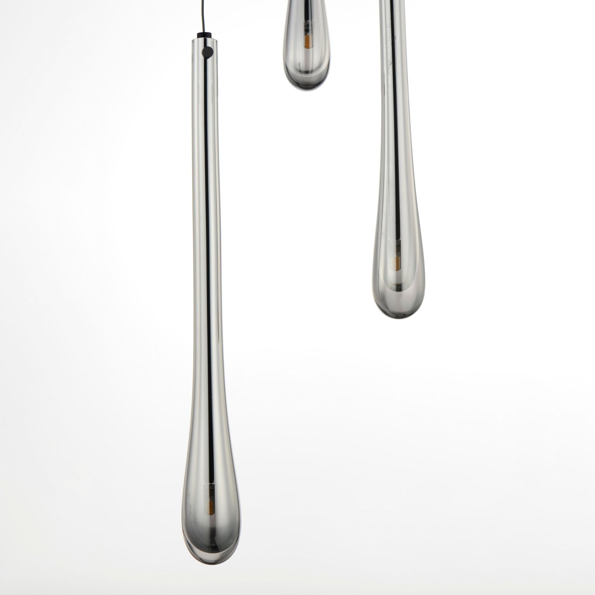 ET2 Lighting - Stillo 10" 3-Light LED Pendant, Black Finish | Bees Lighting