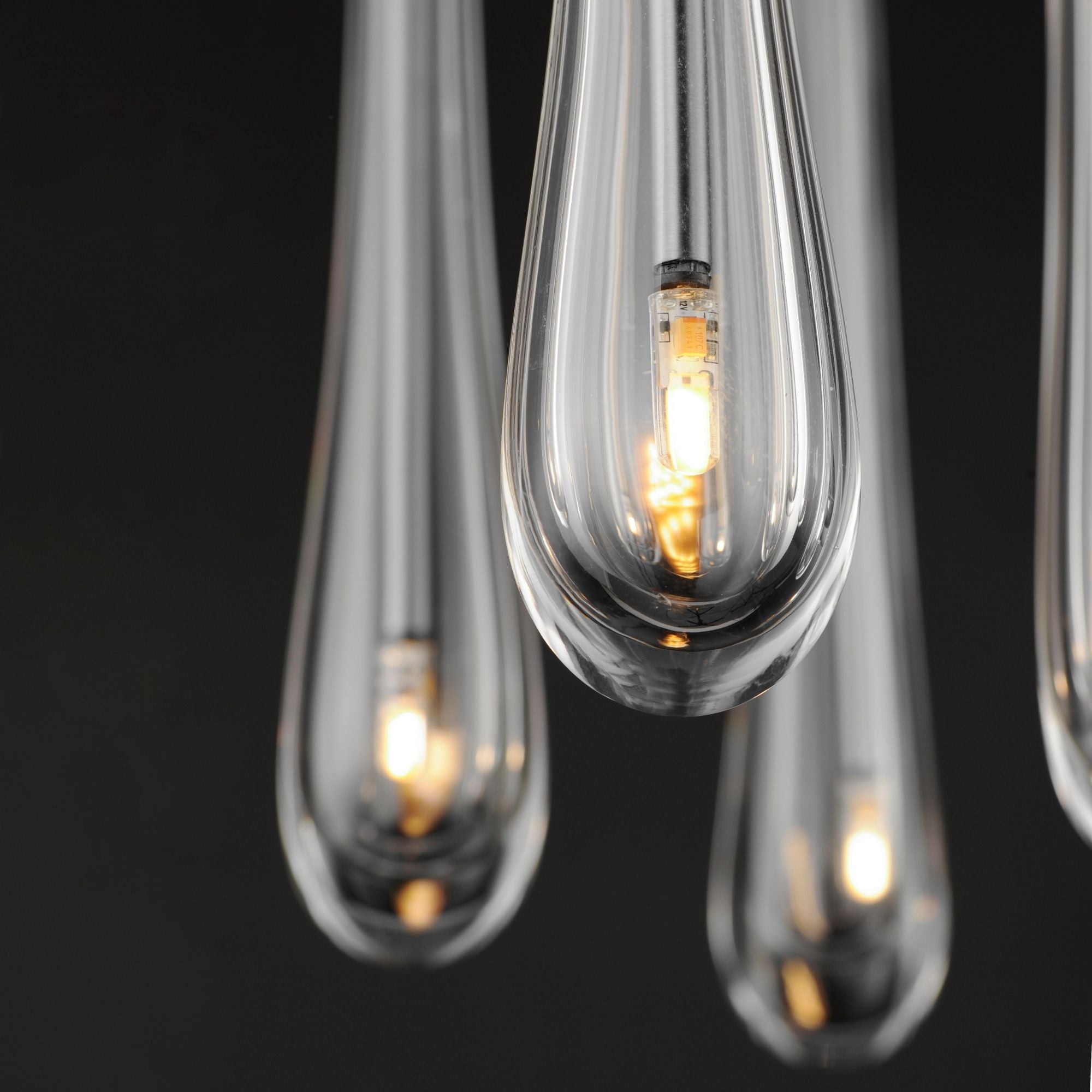 ET2 Lighting - Stillo 17" 9-Light LED Pendant, Satin Nickel Finish | Bees Lighting