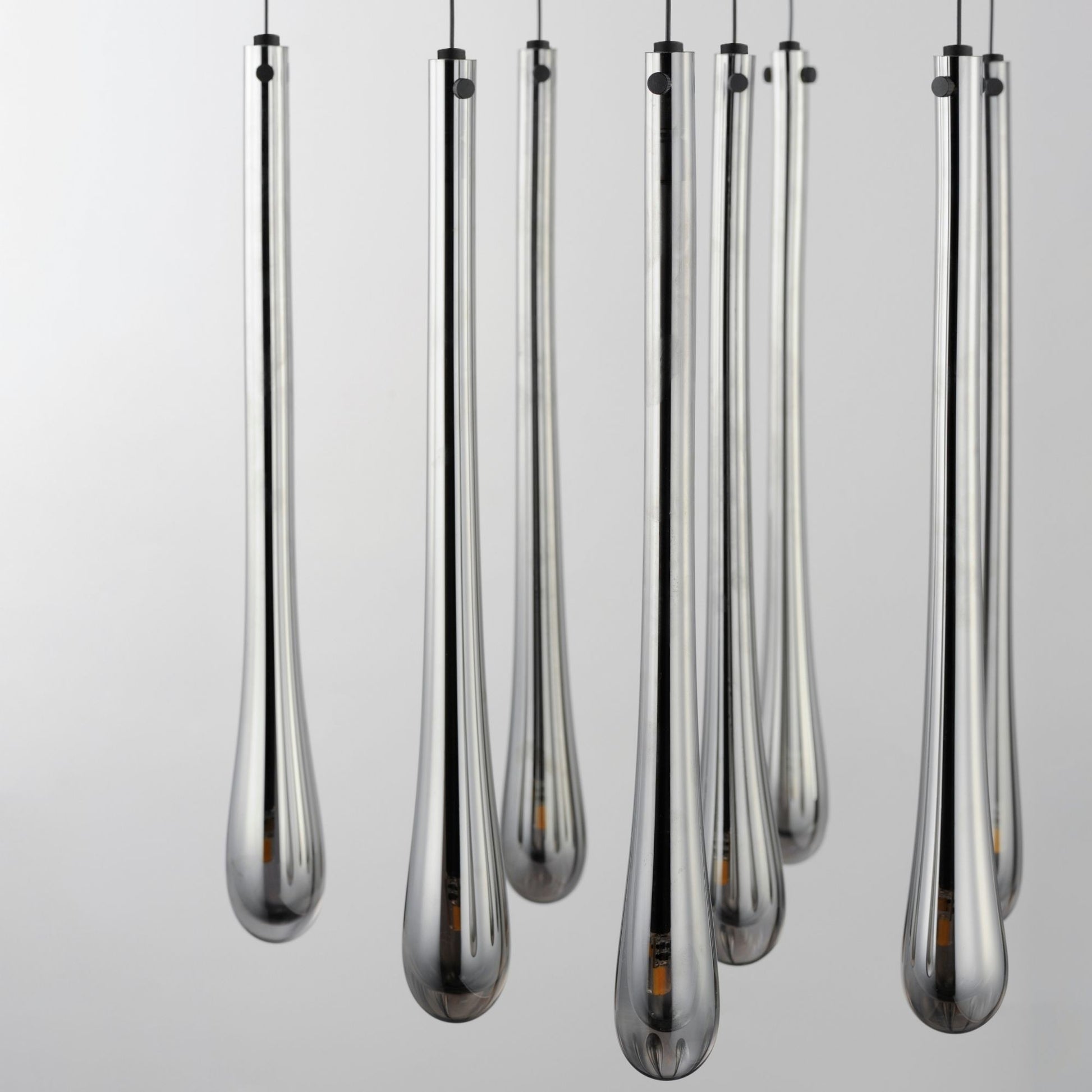 ET2 Lighting - Stillo 17" 9-Light LED Pendant, Black Finish | Bees Lighting