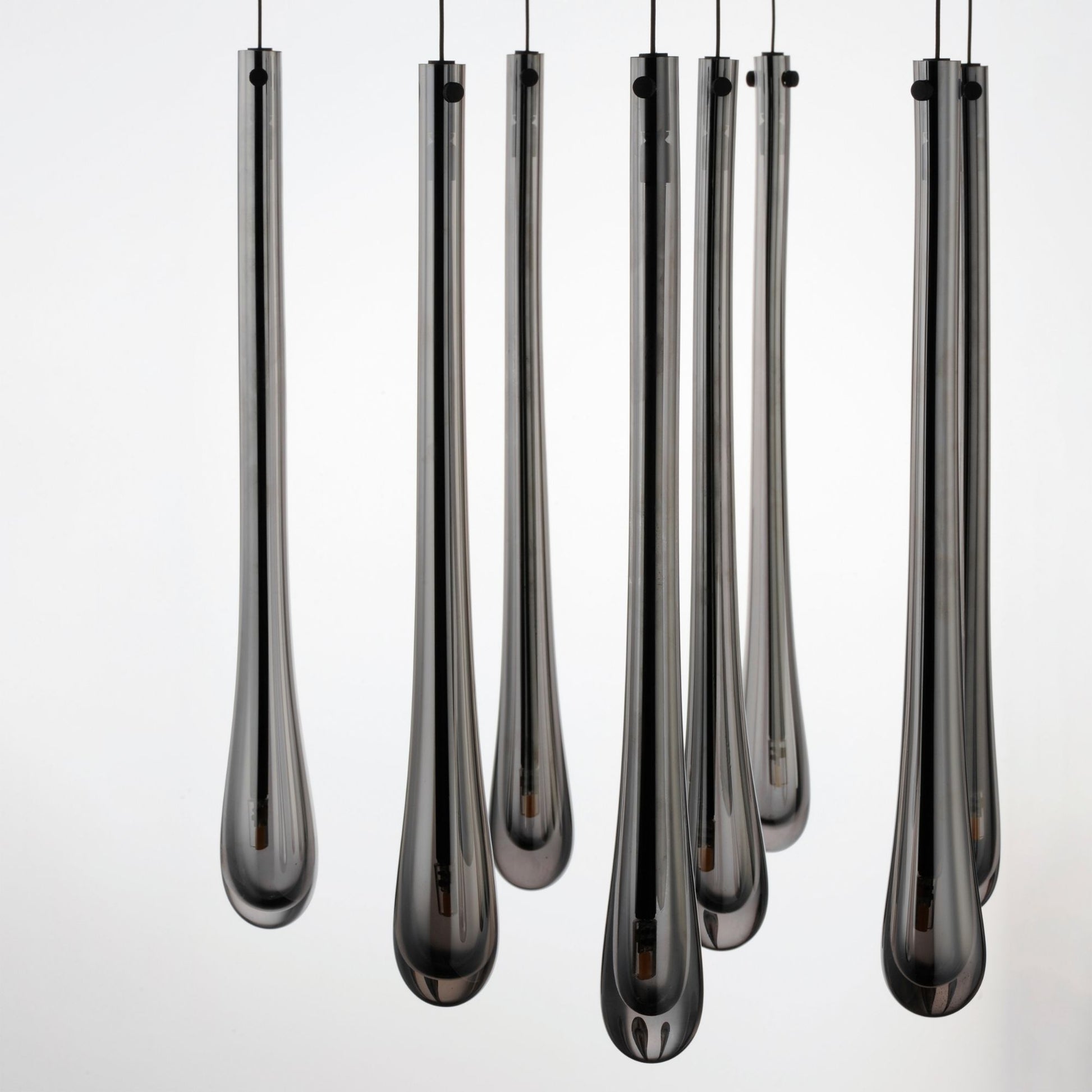 ET2 Lighting - Stillo 17" 9-Light LED Pendant, Black Finish | Bees Lighting