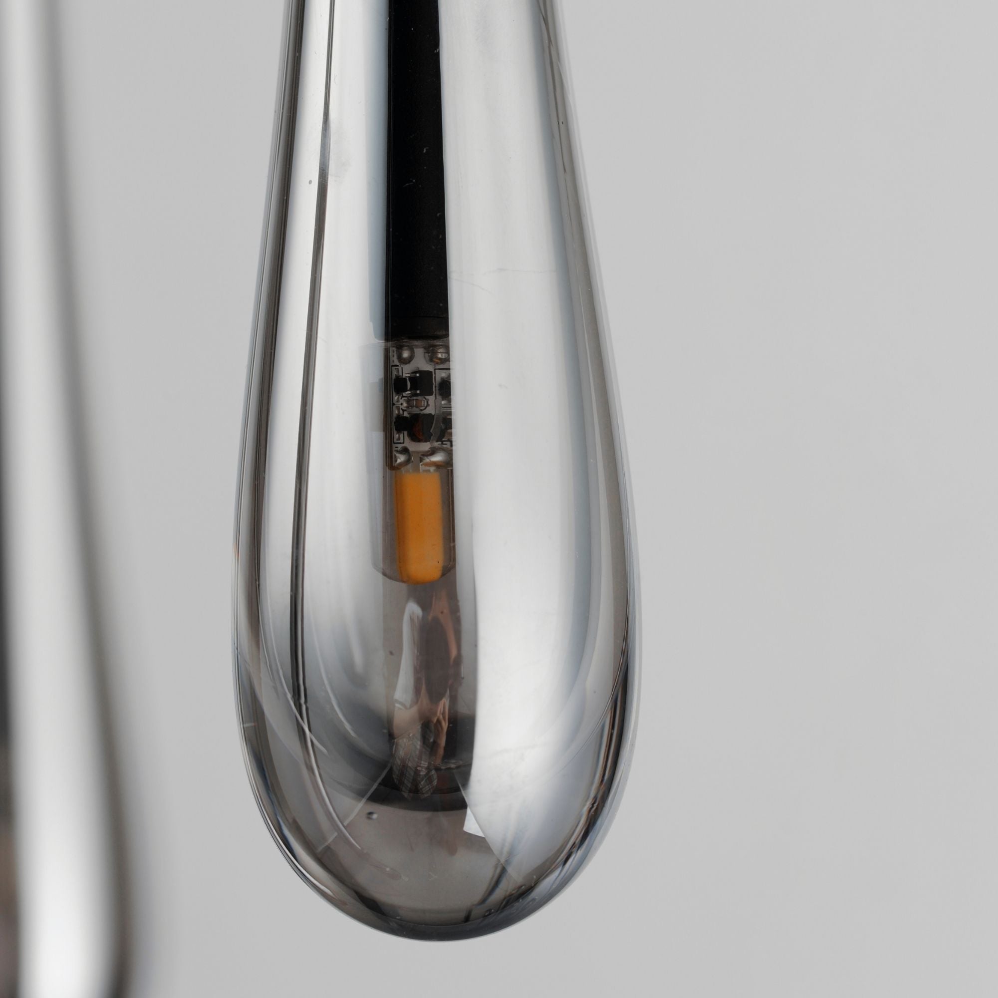 Stillo 26" 18-Light LED Pendant, Black Finish