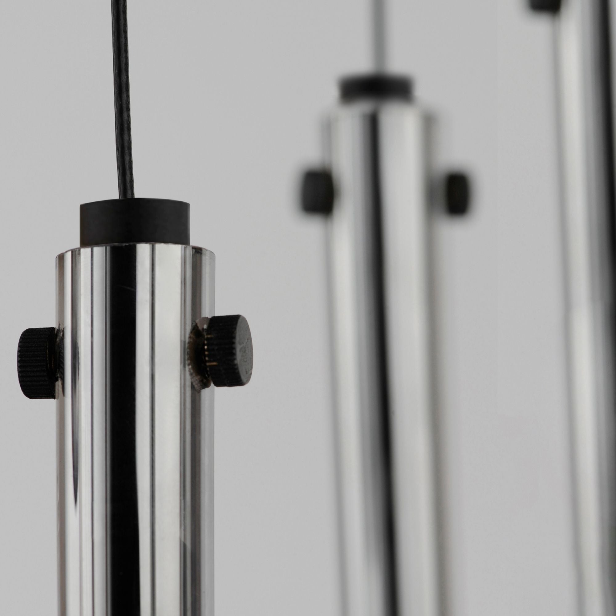 Stillo 26" 18-Light LED Pendant, Black Finish