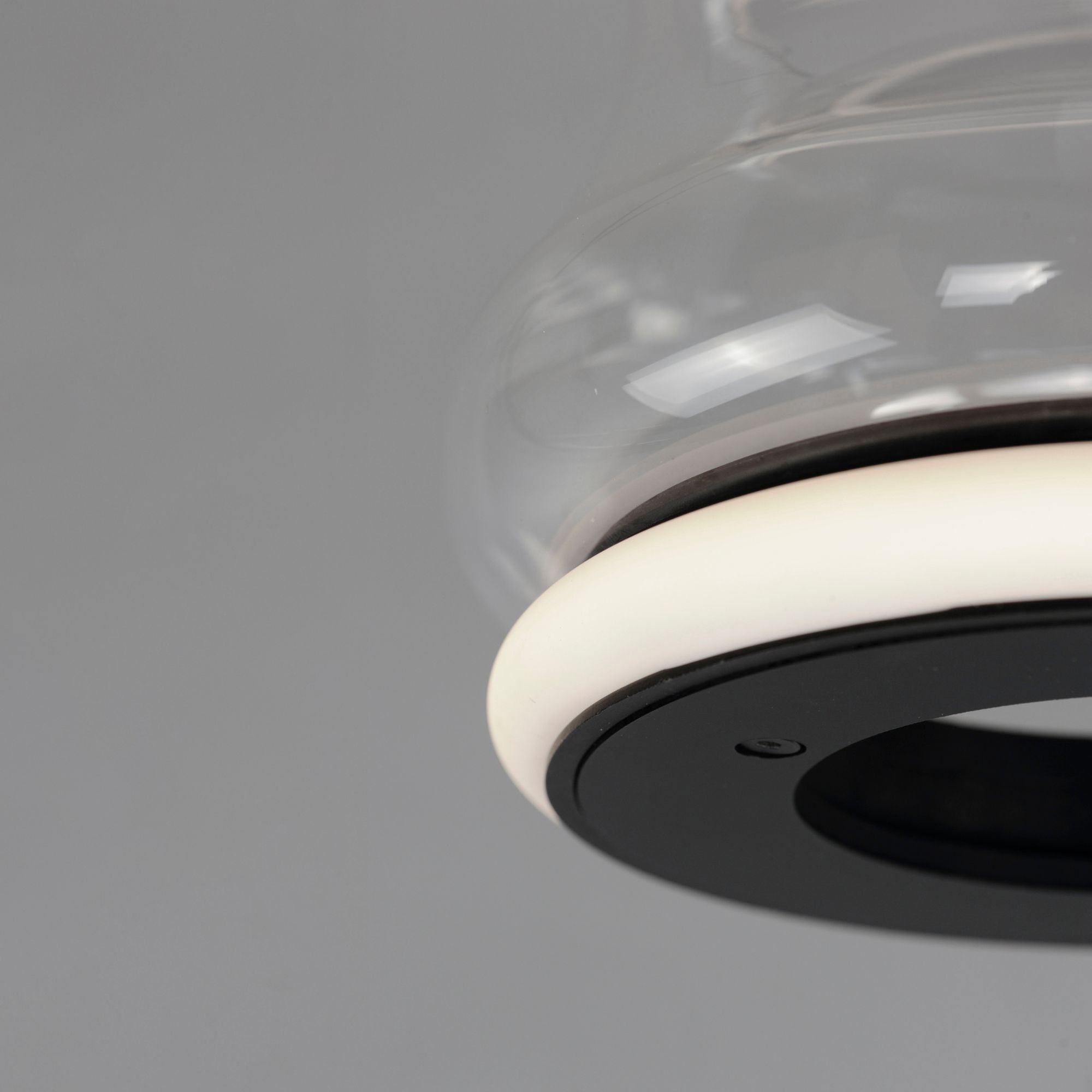 Syndicate 9" LED Flush Mount, Black Finish