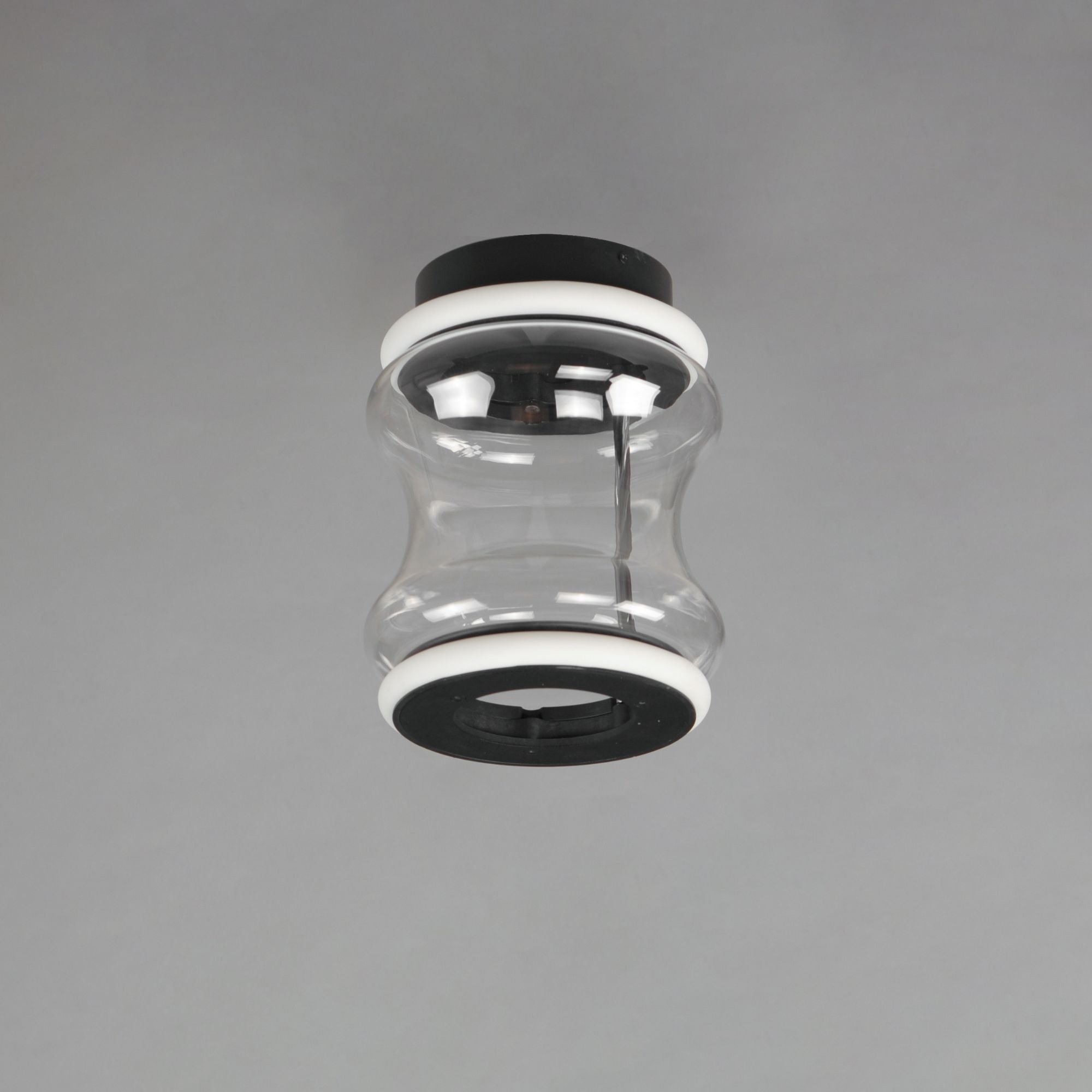 Syndicate 9" LED Flush Mount, Black Finish