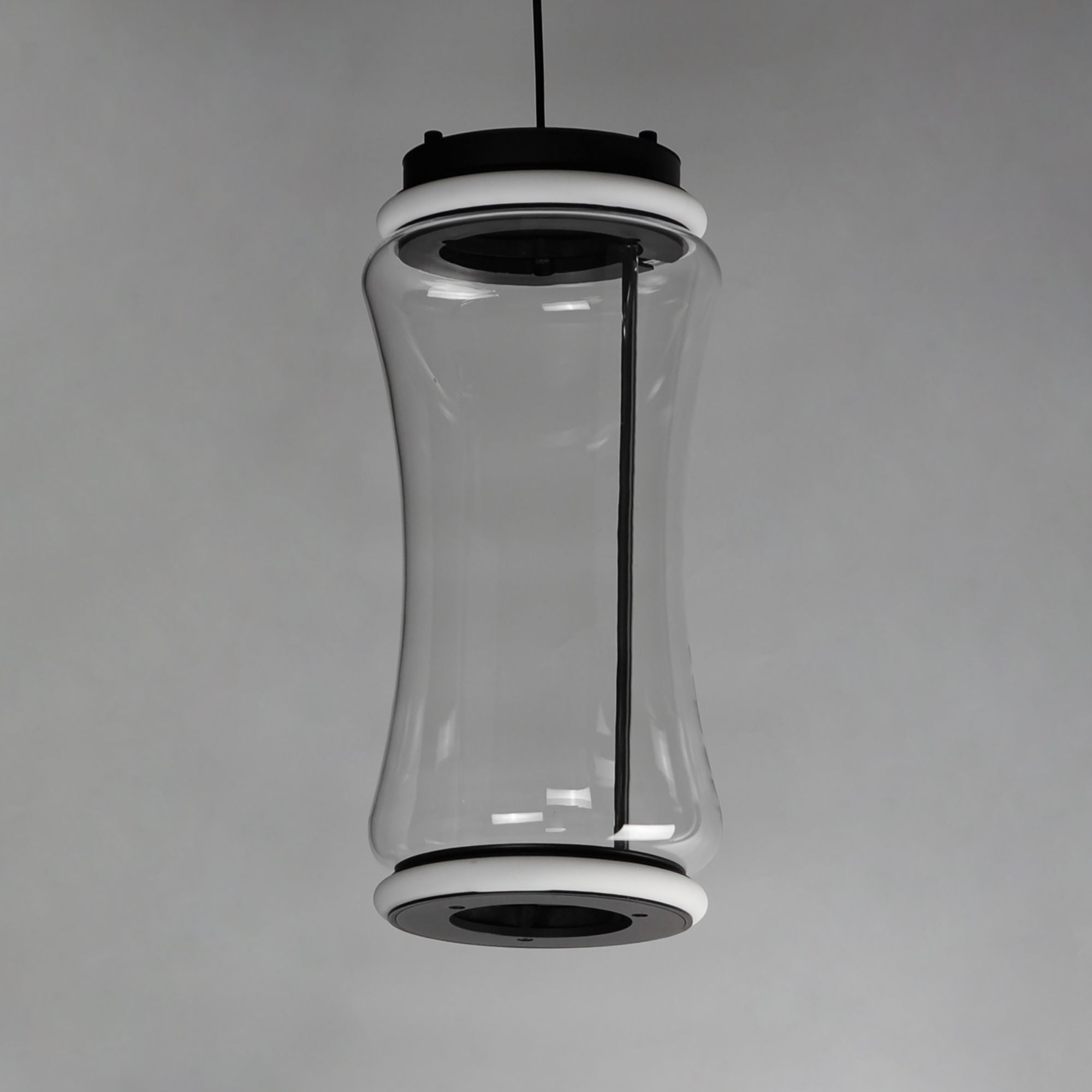 ET2 Lighting - Syndicate 9" 2-Light LED Pendant, Black Finish | Bees Lighting