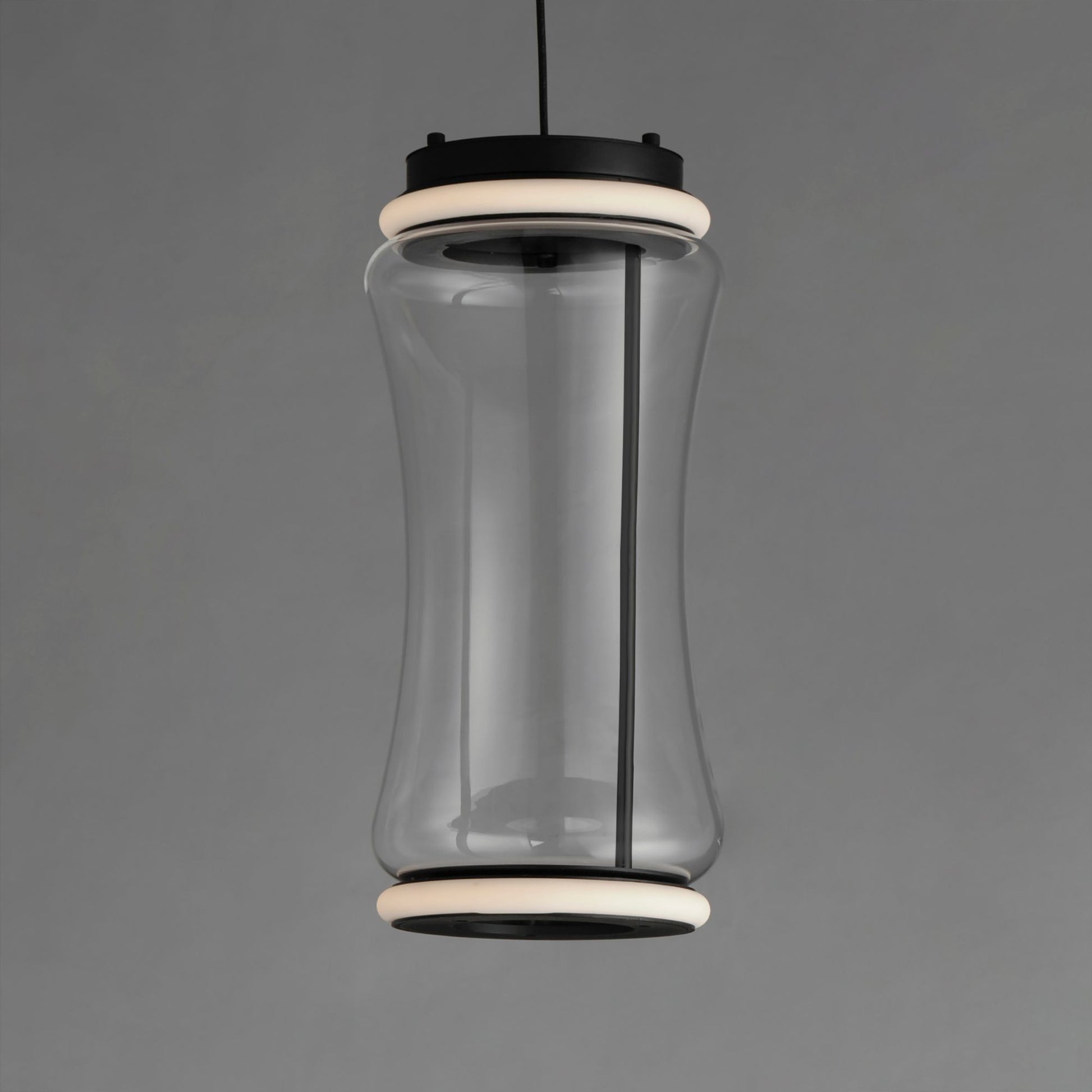 ET2 Lighting - Syndicate 9" 2-Light LED Pendant, Black Finish | Bees Lighting