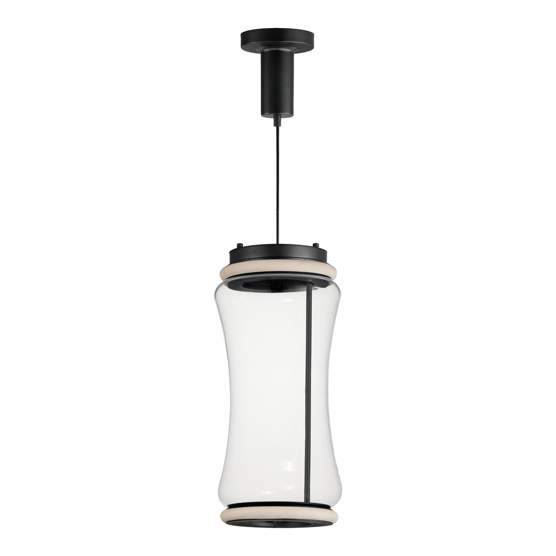 ET2 Lighting - Syndicate 9" 2-Light LED Pendant, Black Finish | Bees Lighting