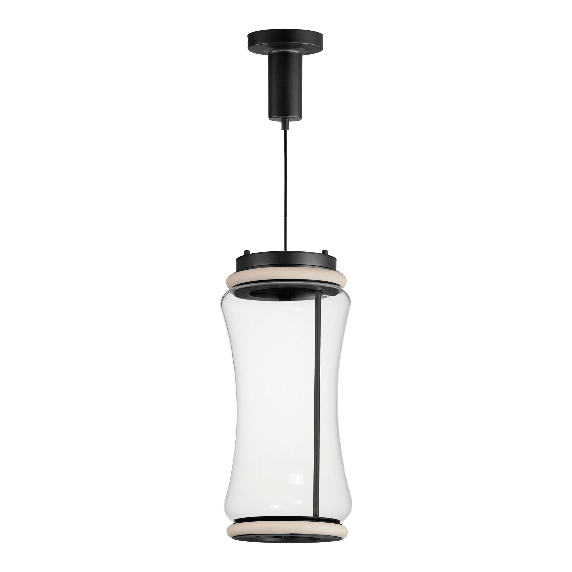 ET2 Lighting - Syndicate 9" 2-Light LED Pendant, Black Finish | Bees Lighting
