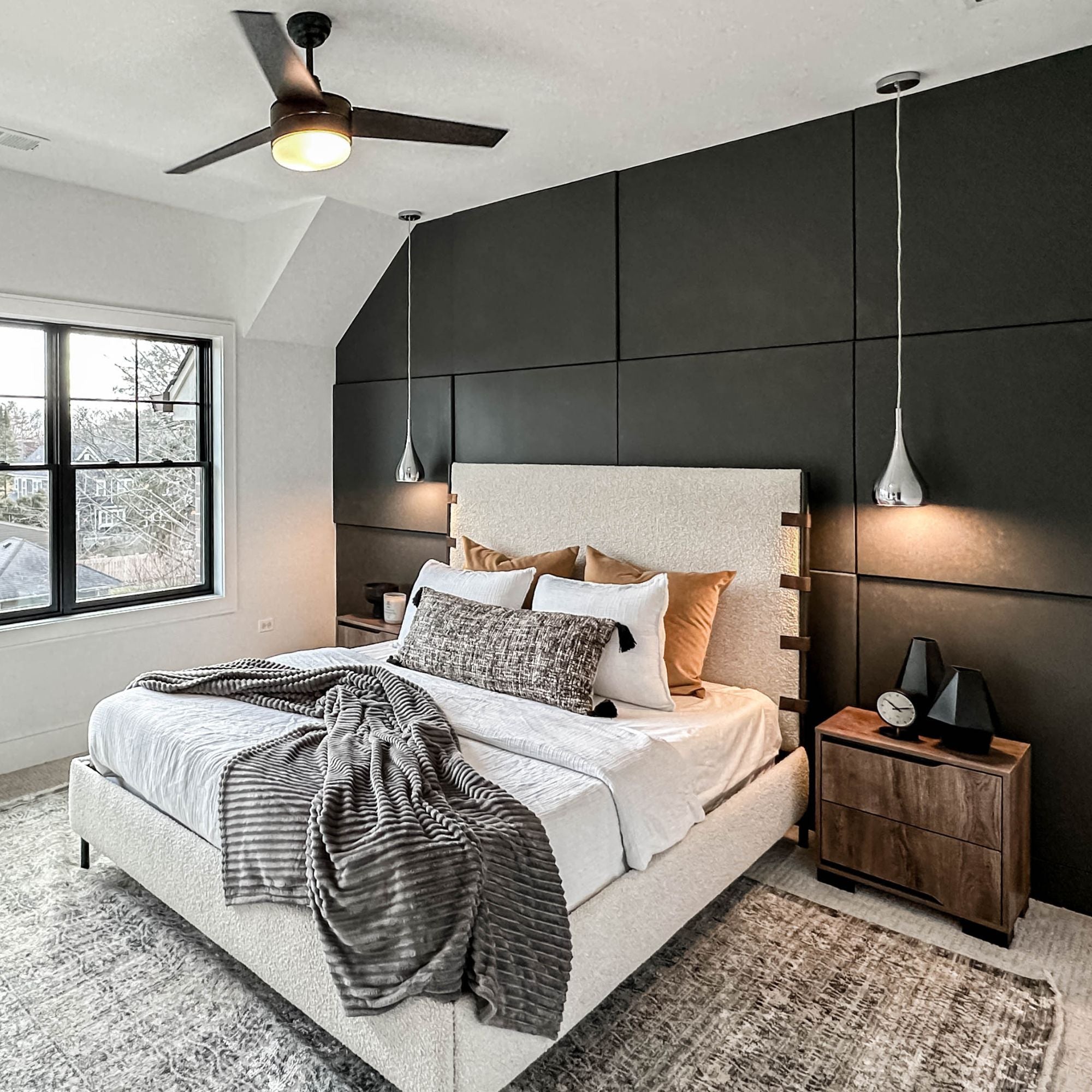 ET2 Lighting - Teardrop 7" LED Pendant, Satin Nickel Finish | Bees Lighting