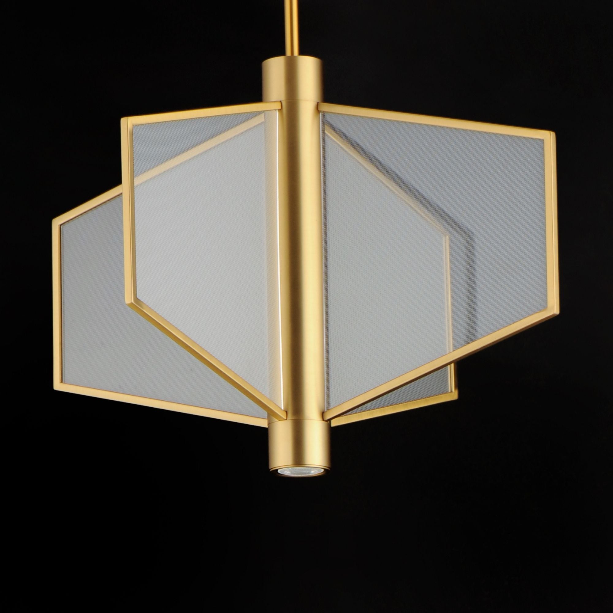Telstar 26" Wide LED Pendant, Natural Aged Brass Finish