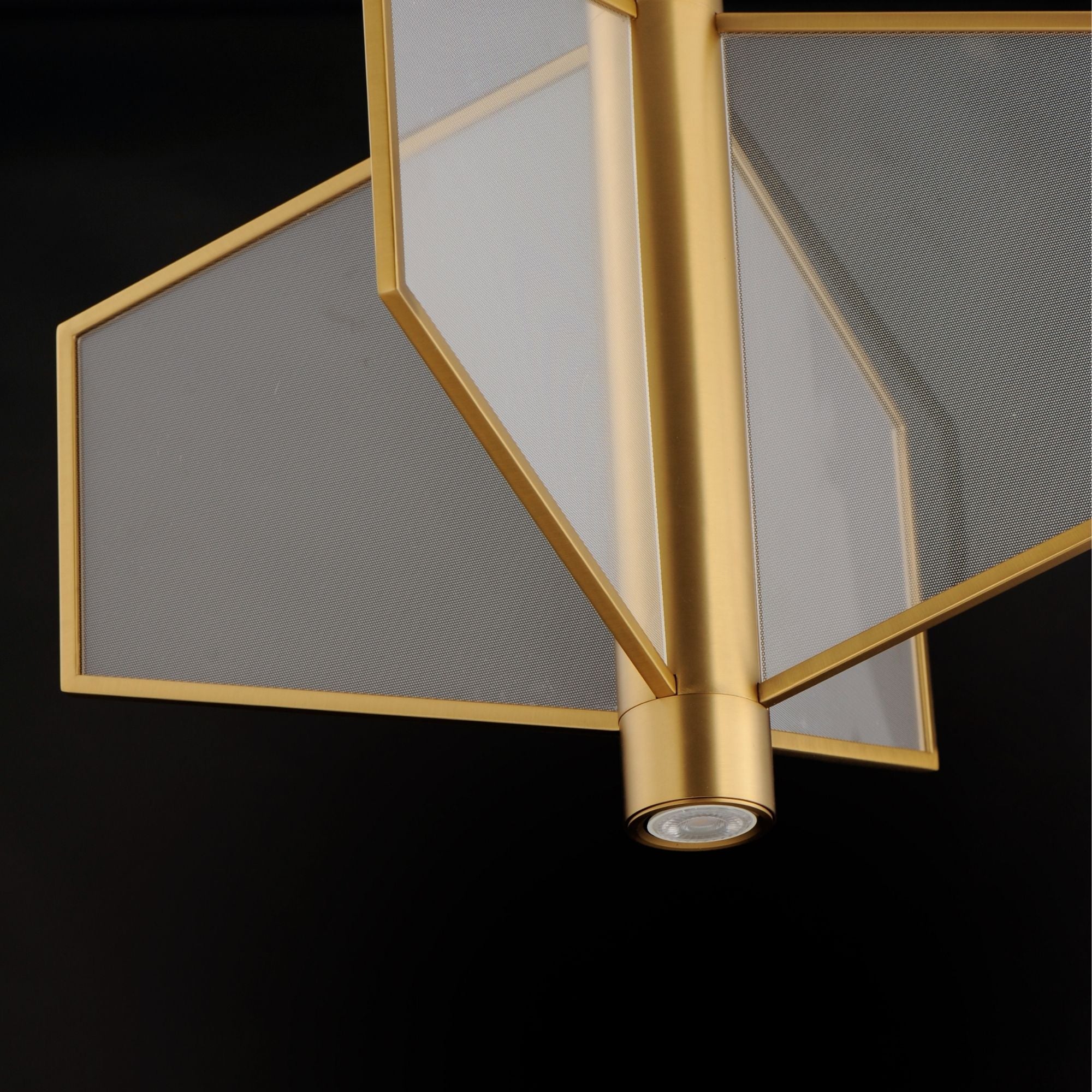 Telstar 26" Wide LED Pendant, Natural Aged Brass Finish