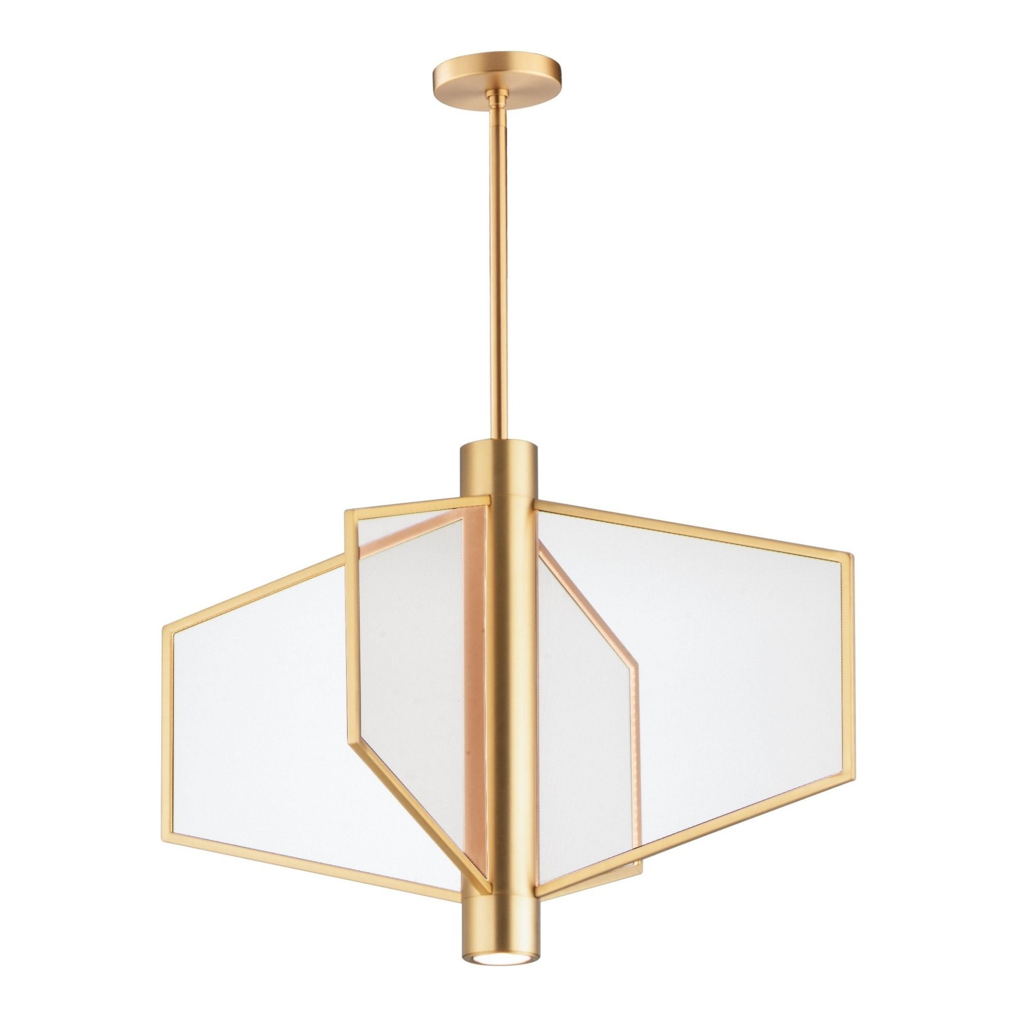 Telstar 26" Wide LED Pendant, Natural Aged Brass Finish